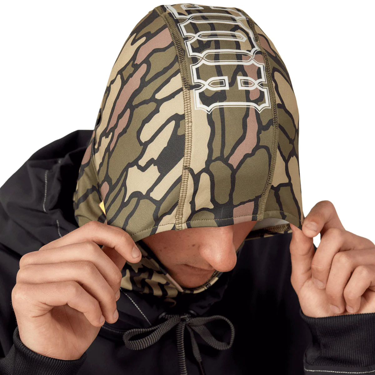 686 Alpha Hinged Balaclava Huf Bark Print - Image 2