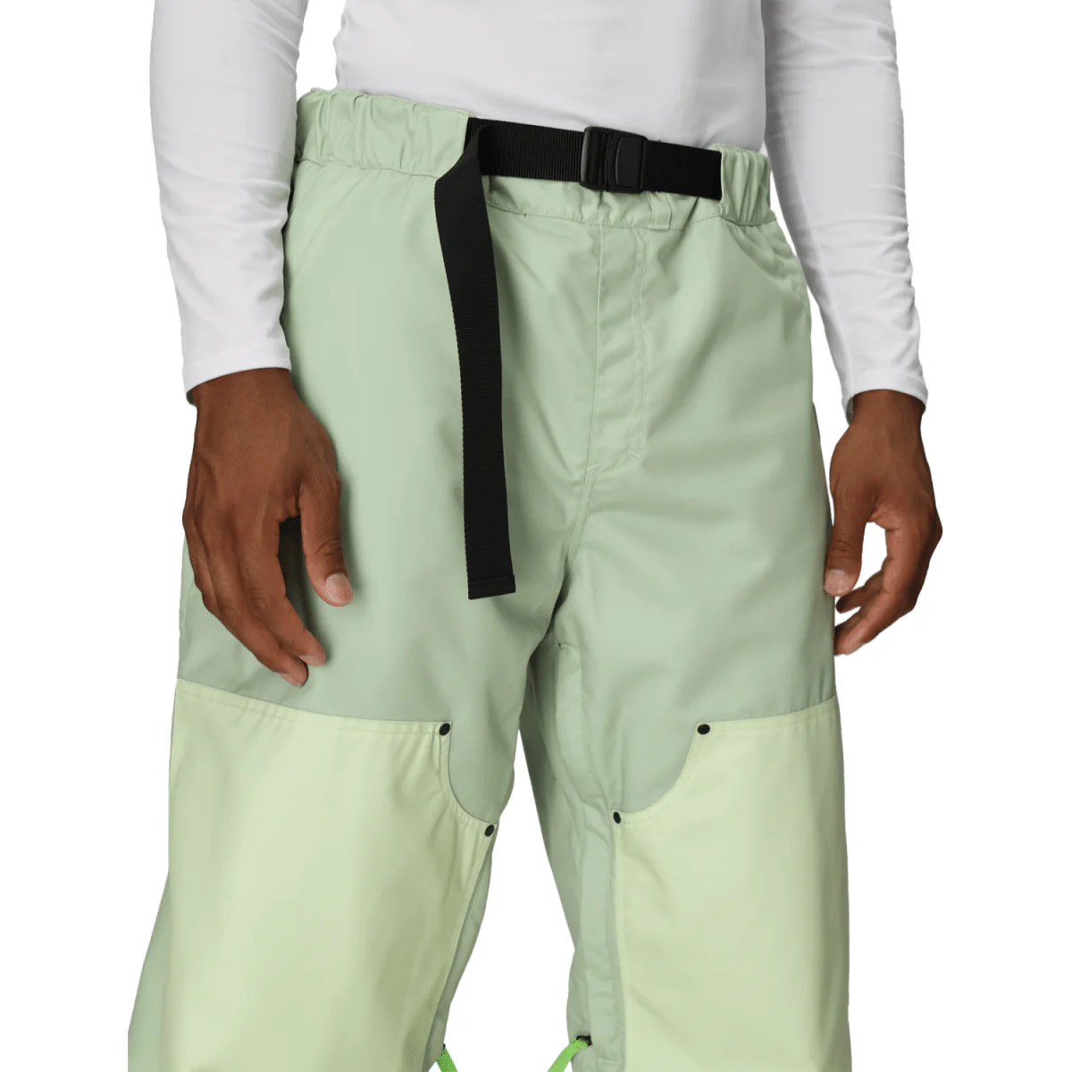 686 Huf Men's Double H Shell Pant 2026 Huf Green Colorblock - Image 3