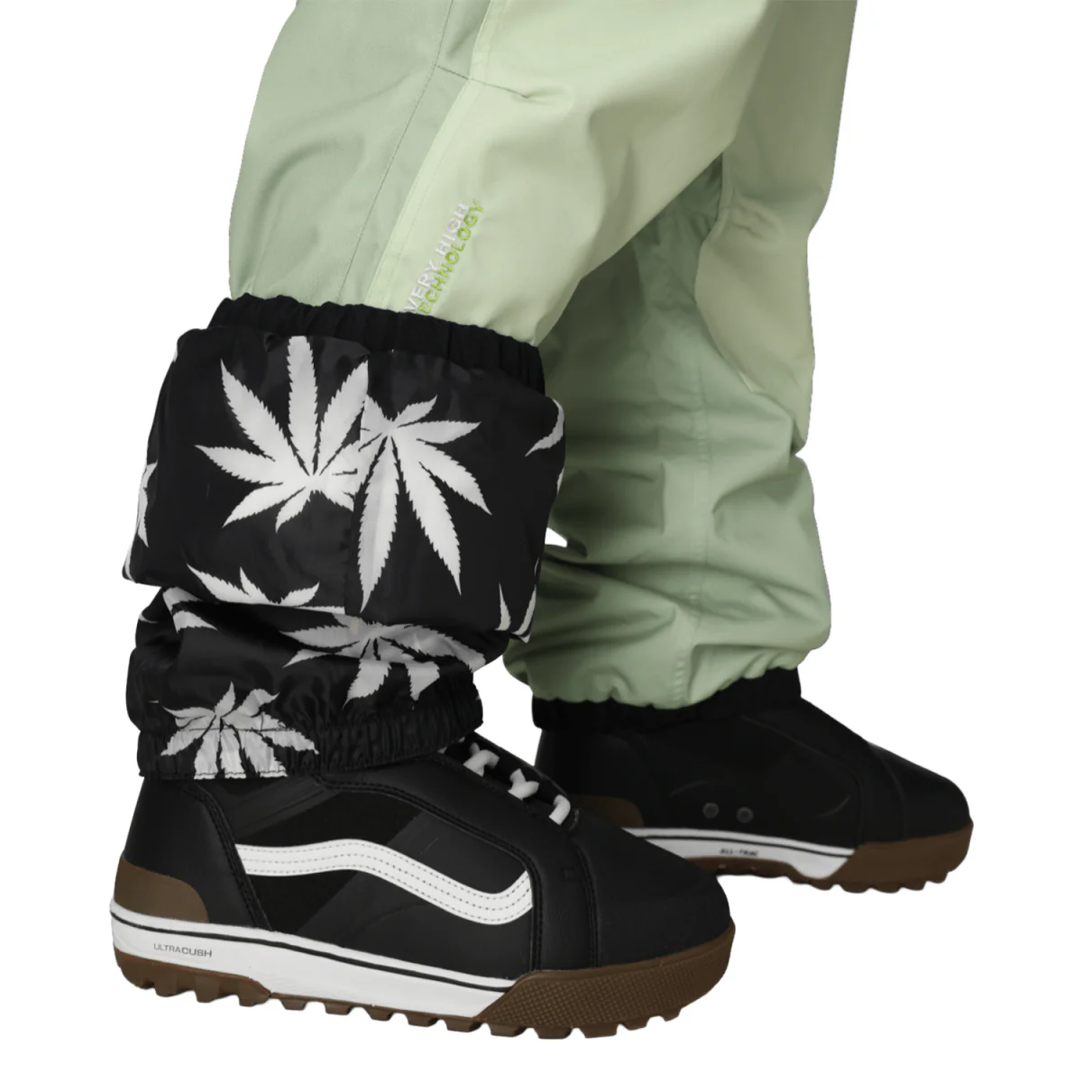 686 Huf Men's Double H Shell Pant 2026 Huf Green Colorblock - Image 6
