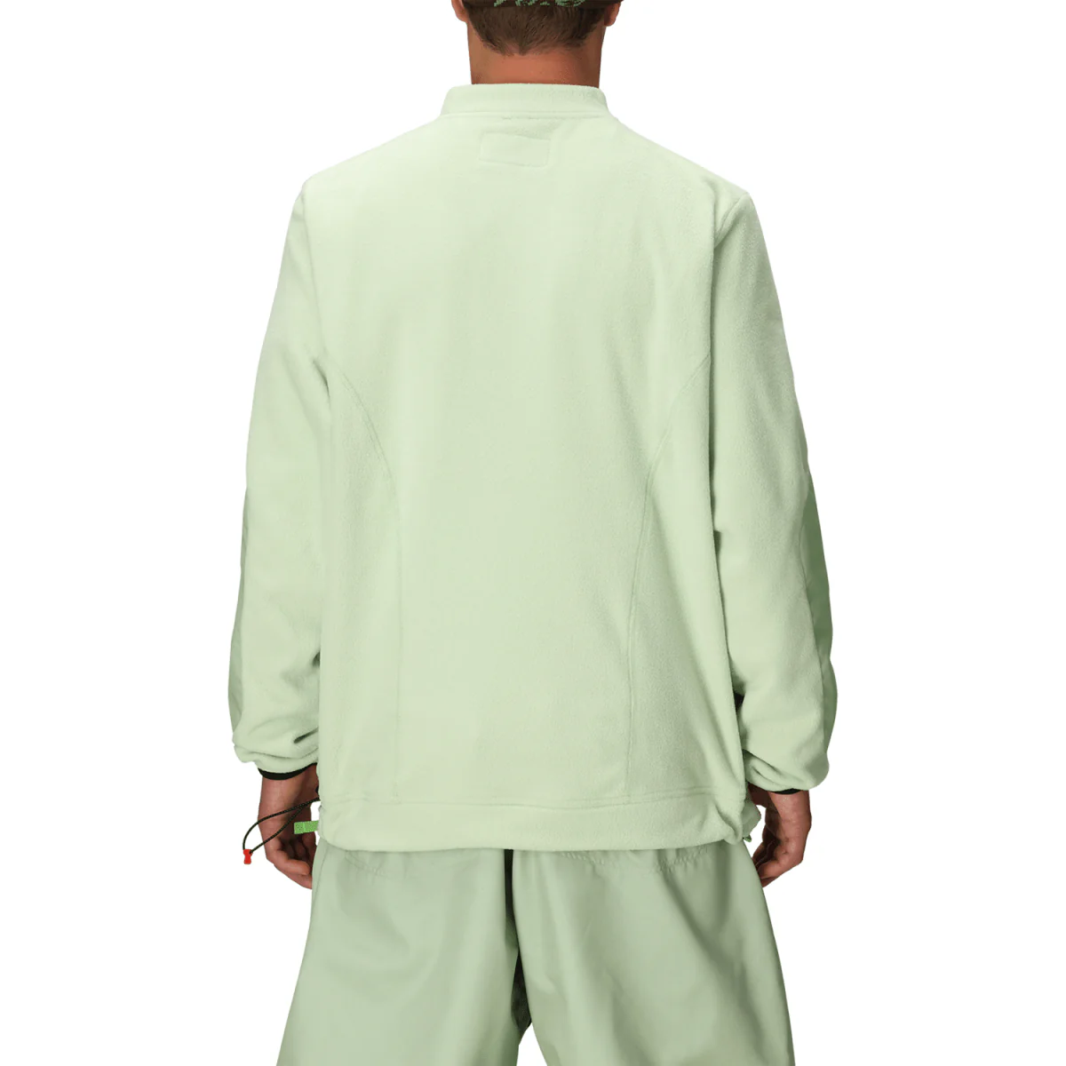 686 Huf  Men's Fleece Crewneck 2026 Green Colorblock - Image 3
