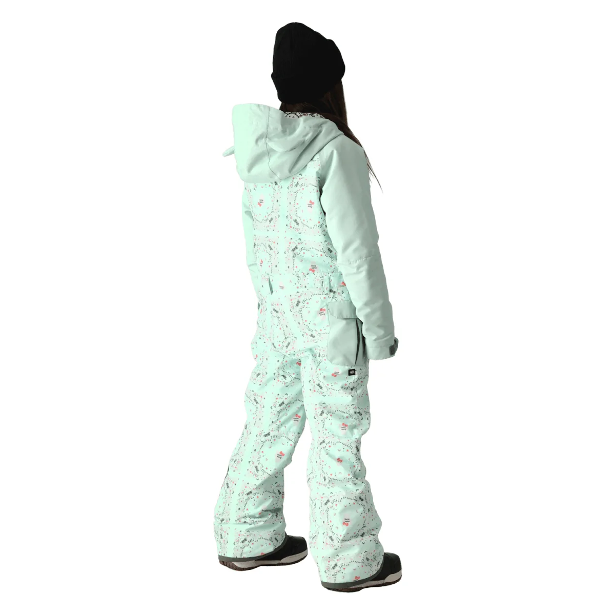 686 Kids Shine Insulated One-Piece 2025 Hello Kitty Seaglass Bandana - Image 2