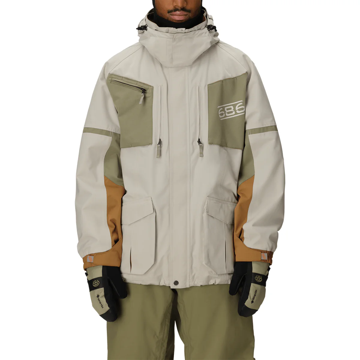 686 Men's 2001 Transfer Jacket 2026 Limestone Colorblock - Image 2