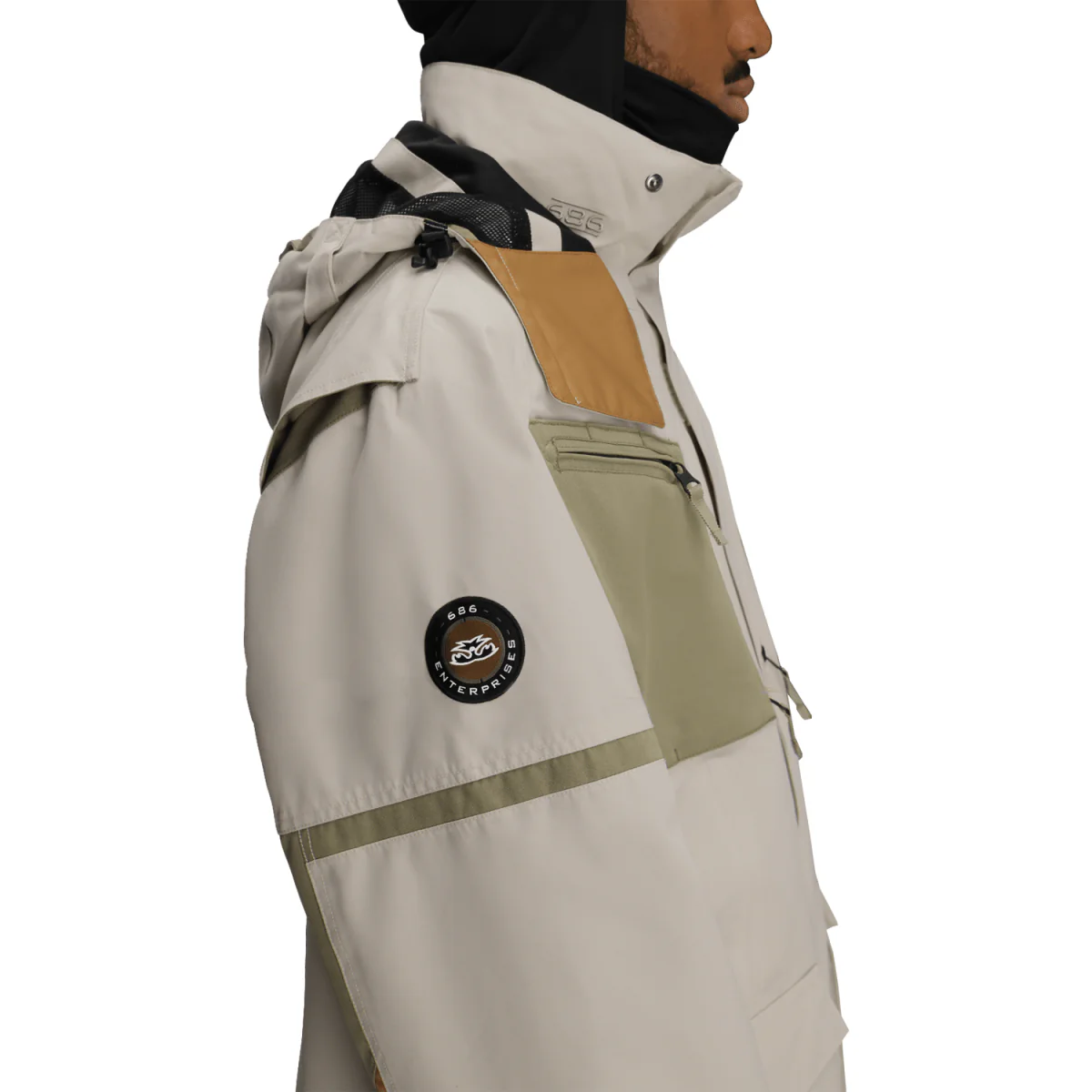 686 Men's 2001 Transfer Jacket 2026 Limestone Colorblock - Image 5