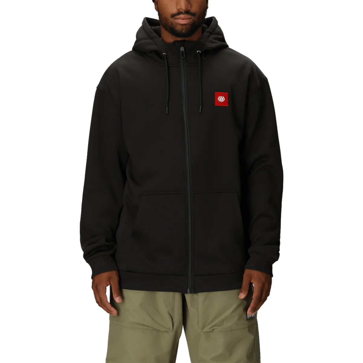 686 Men's Bonded Fleece Zip Hoody 2026 Black - Image 2