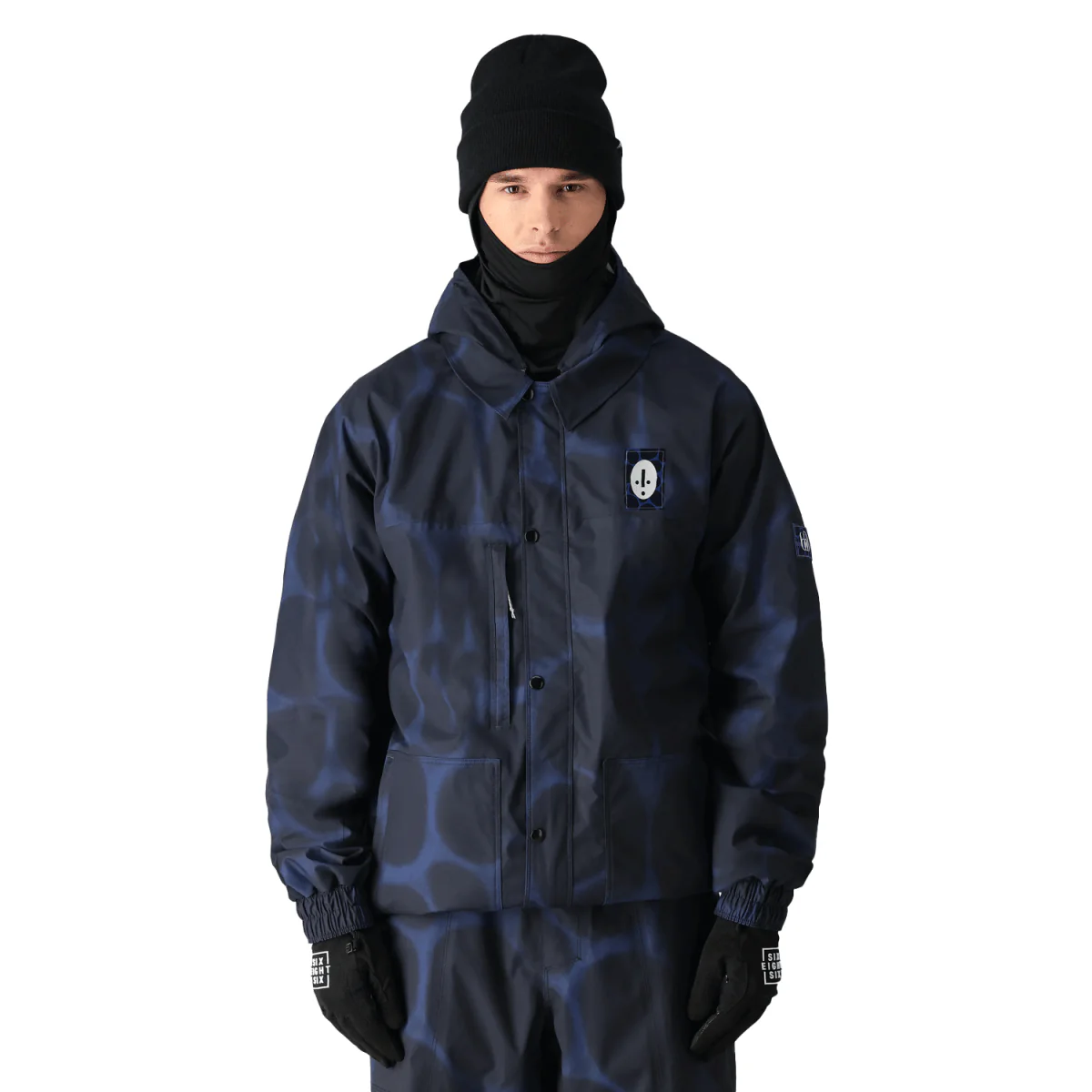 686 Men's Dojo Jacket 2025 Blue Airbrush
