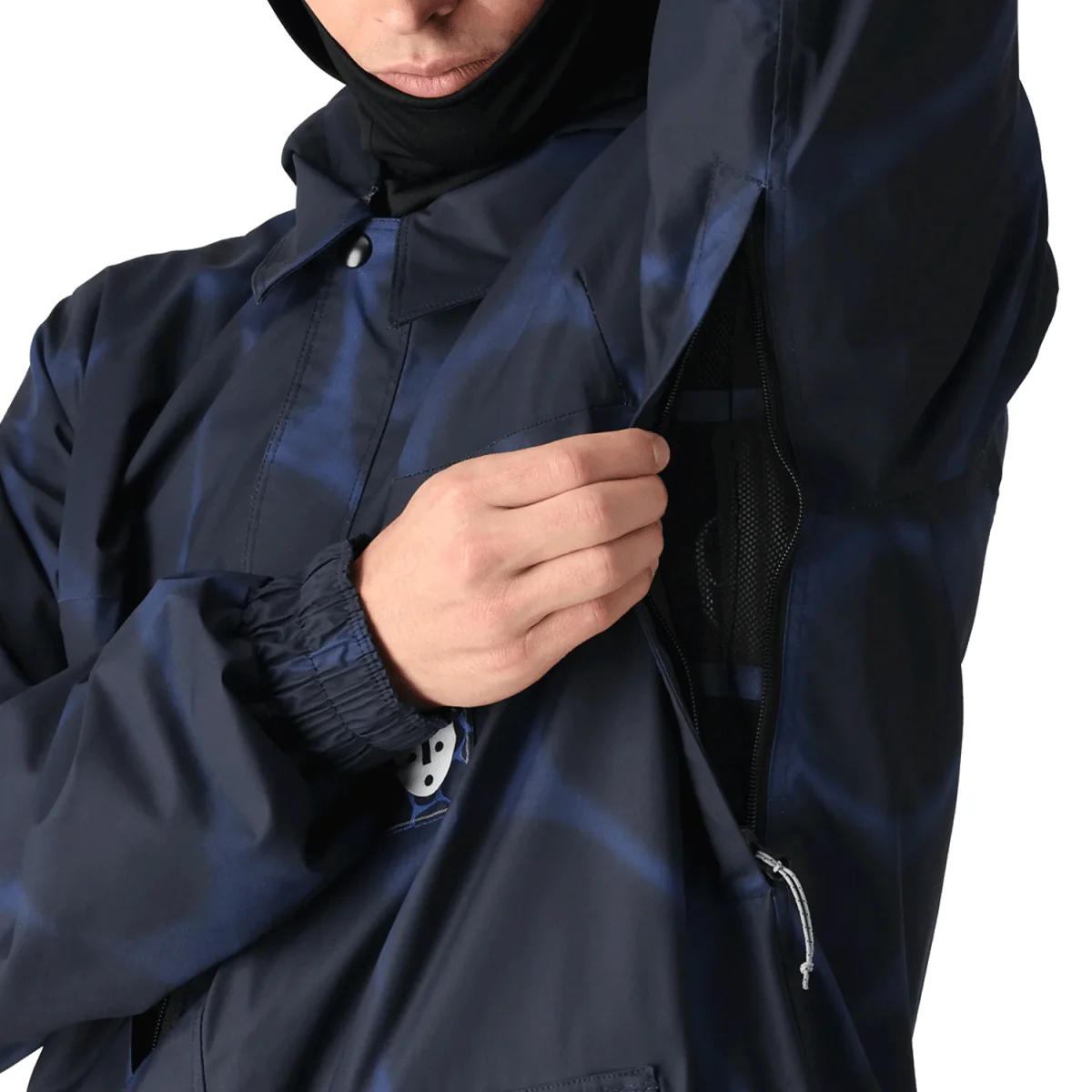 686 Men's Dojo Jacket 2025 Blue Airbrush - Image 3