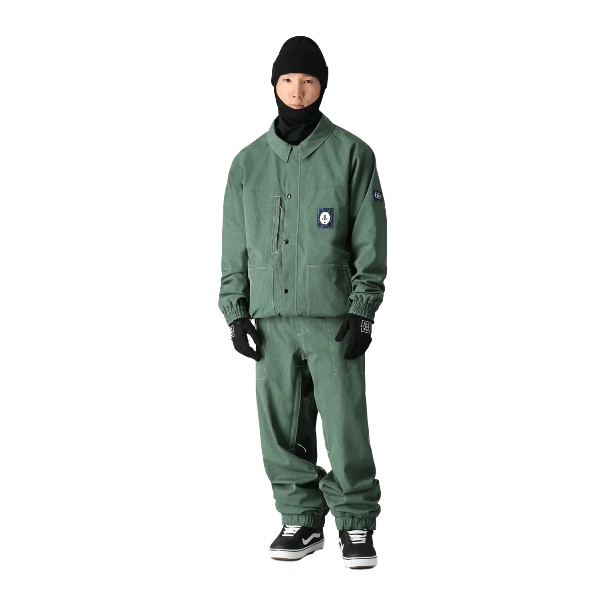 686 Men's Dojo Pant 2025 Forest Green Denim - Image 2