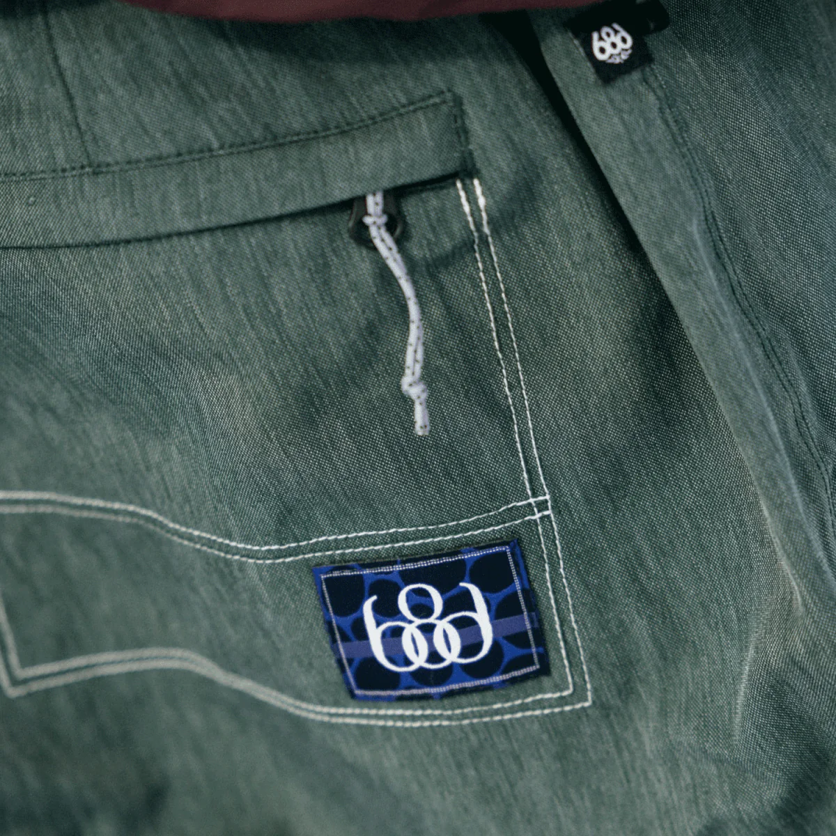 686 Men's Dojo Pant 2025 Forest Green Denim - Image 4