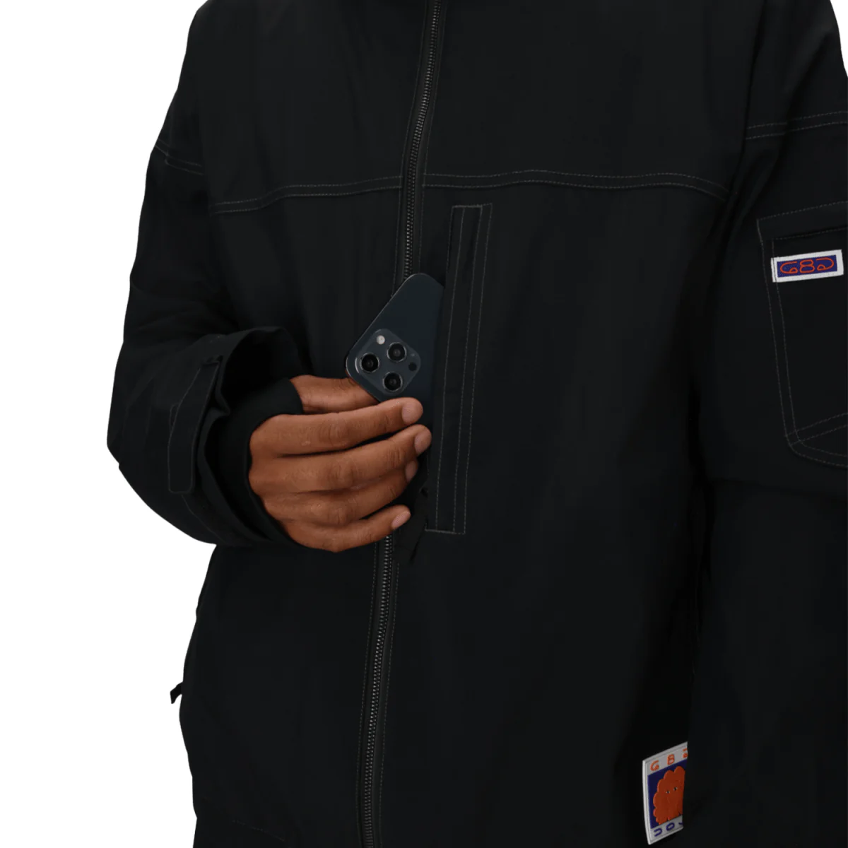 686 Men's Dojo Shell Jacket 2026 Black - Image 6