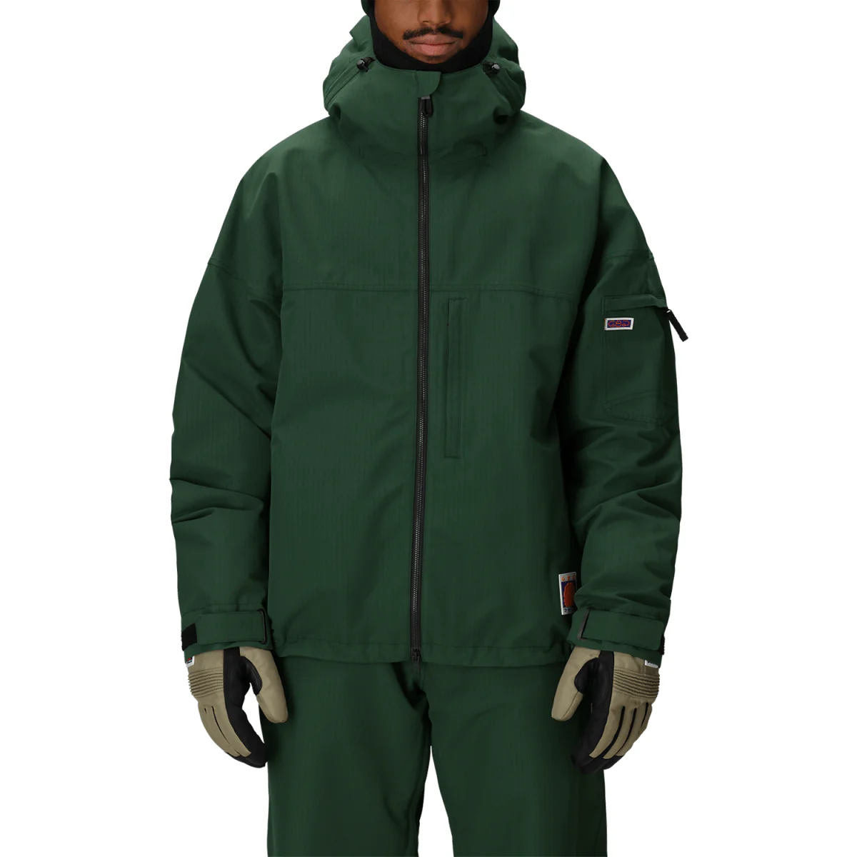 686 Men's Dojo Shell Jacket 2026 Moss Green Ripstop - Image 2