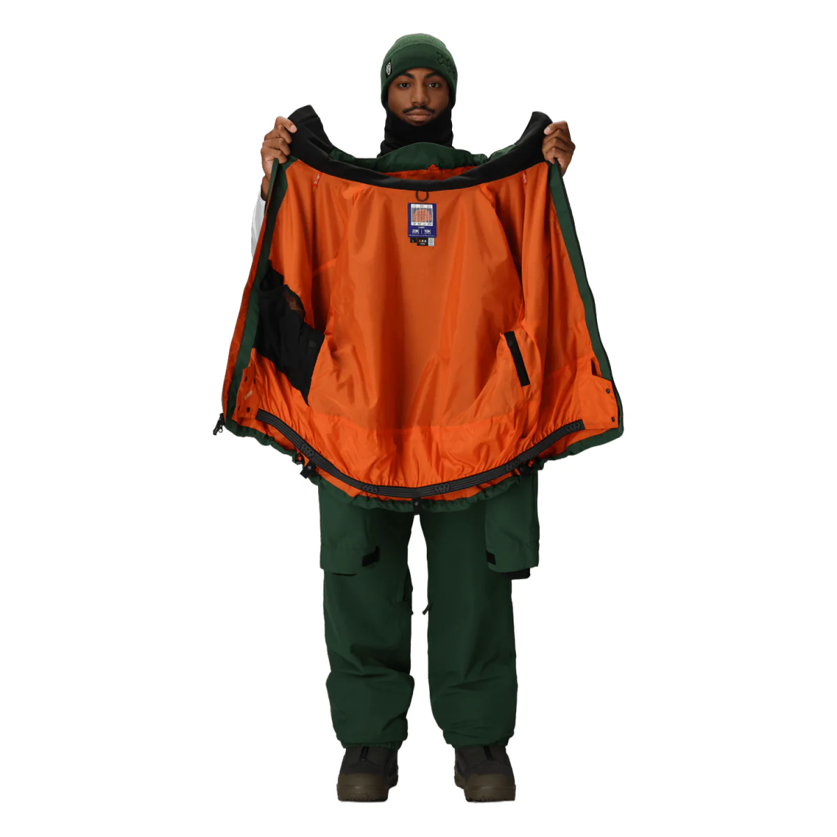 686 Men's Dojo Shell Jacket 2026 Moss Green Ripstop - Image 6