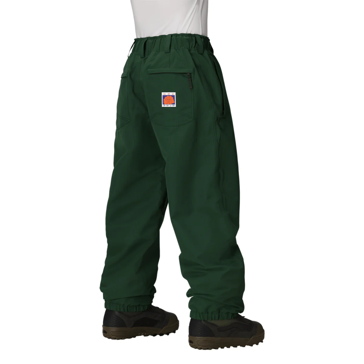 686 Men's Dojo Shell Pant 2026 Moss Green Ripstop - Image 3
