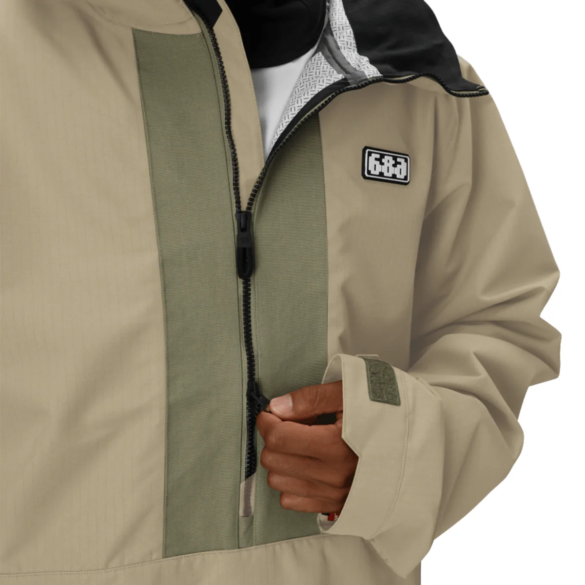 686 Men's Ghost 2.5L Anorak 2026 Sage Ripstop - Image 5