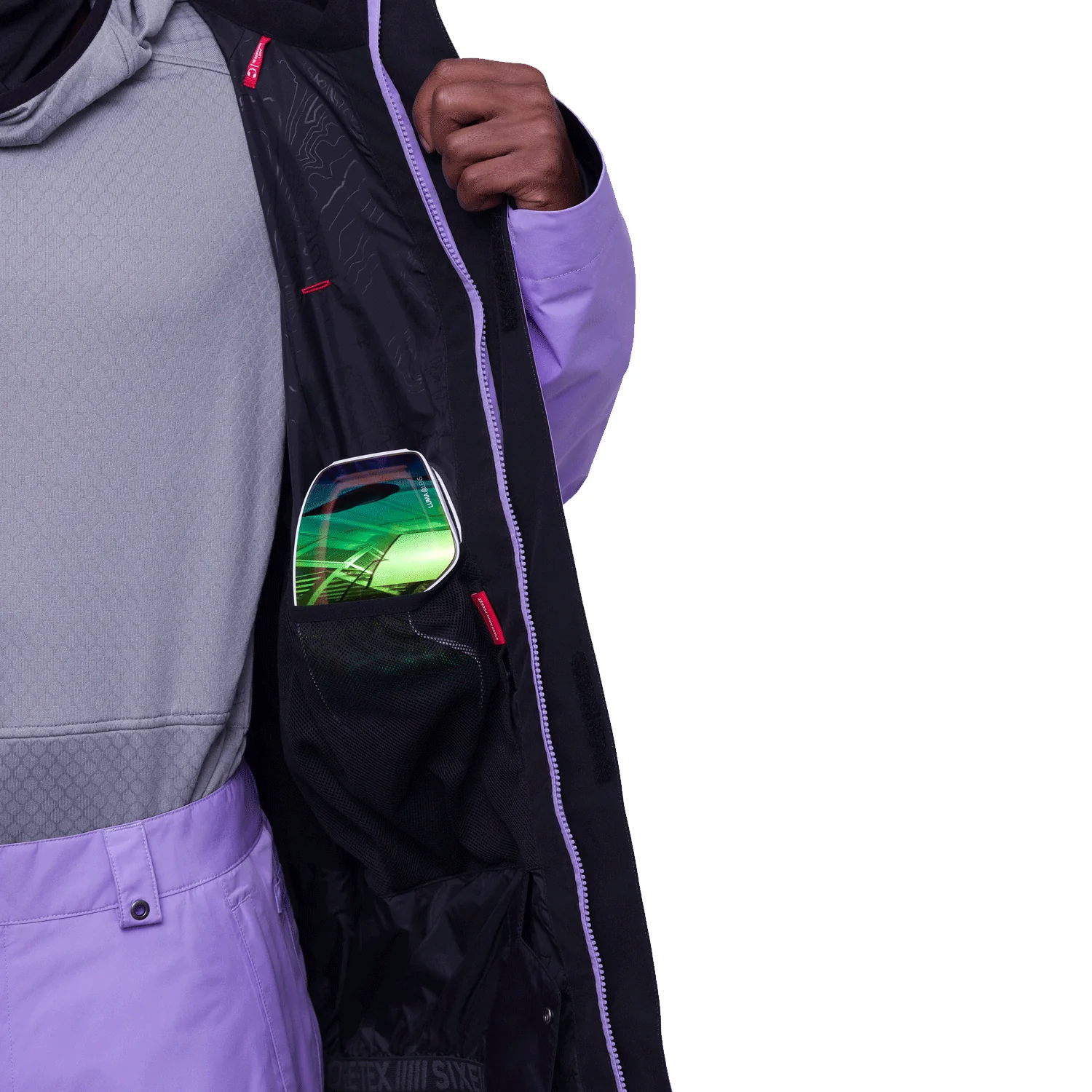 686 Men's Gore-tex Core Jacket 2024 Violet - Image 2