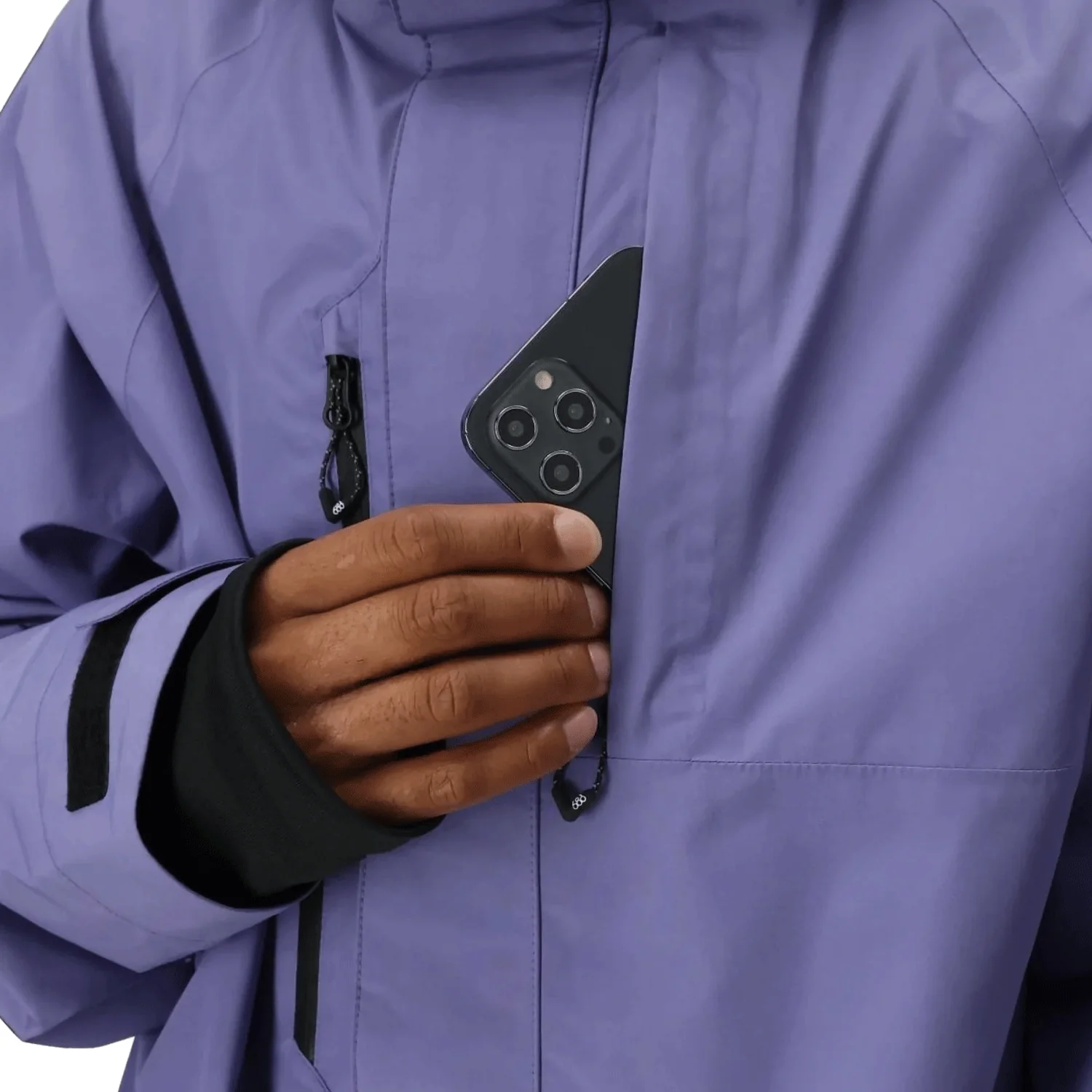 686 Men's Gore-Tex Core Shell Jacket 2026 Purple Dawn - Image 3