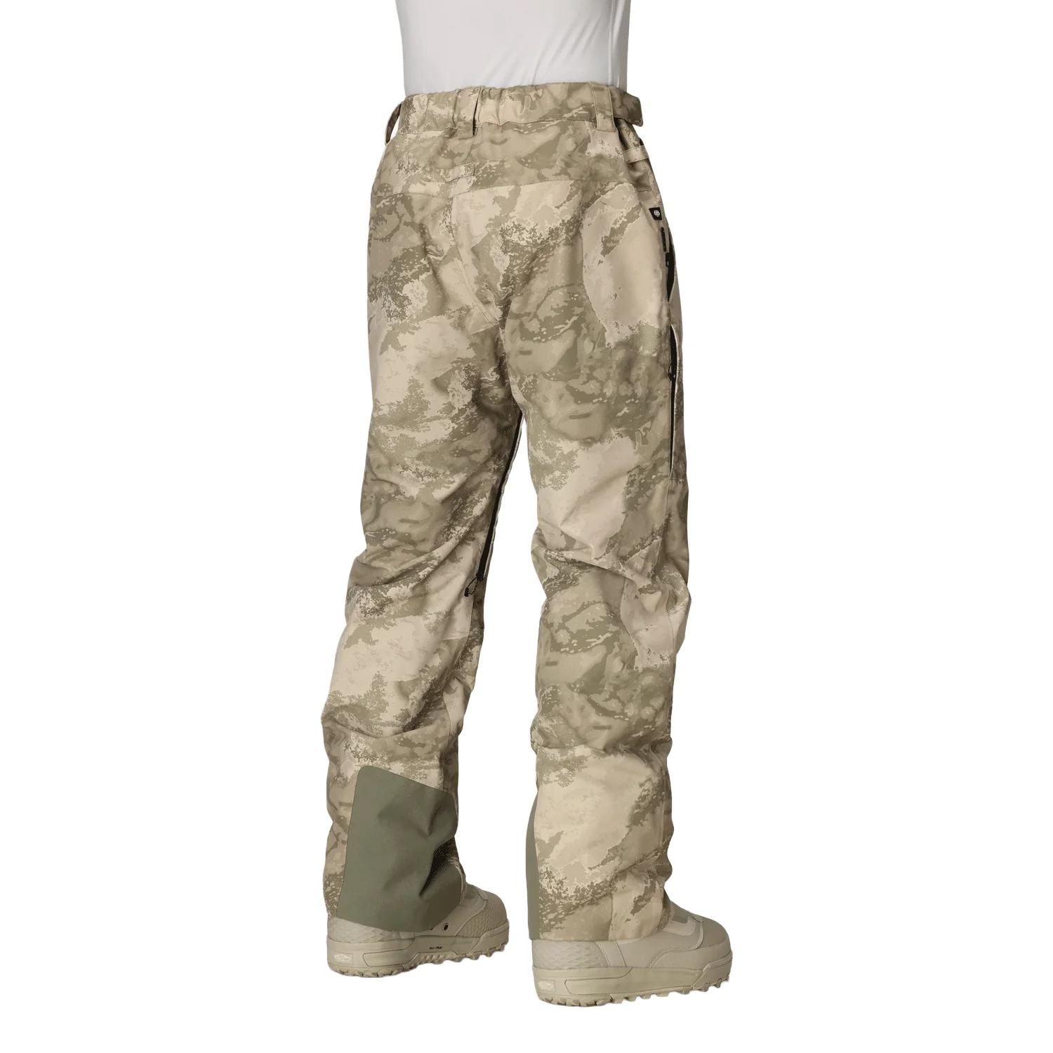 686 Men's Gore-Tex Core Shell Pant 2026 Limestone Hemisphere Print - Image 2
