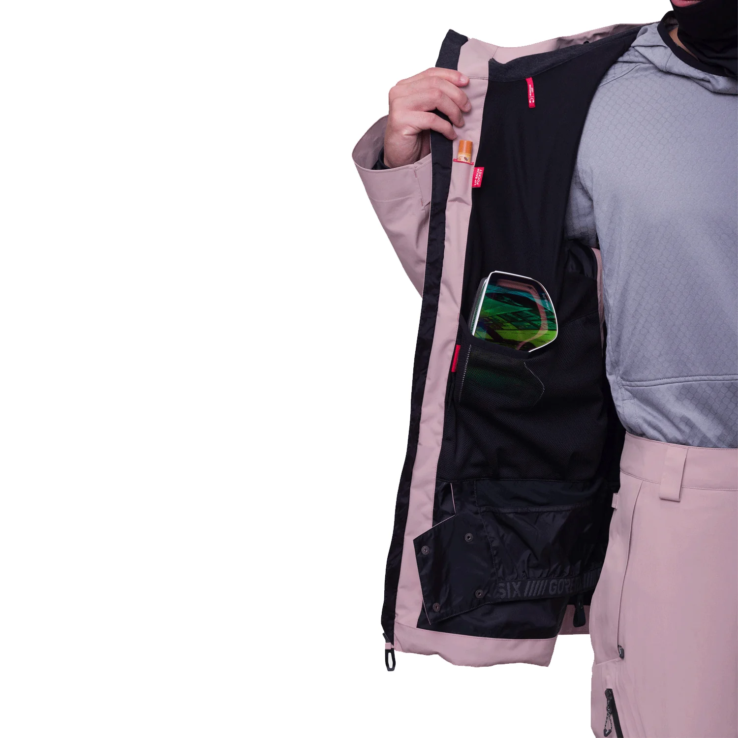 686 Men's Gore-tex GT Jacket 2024 Dusty Mauve - Image 4