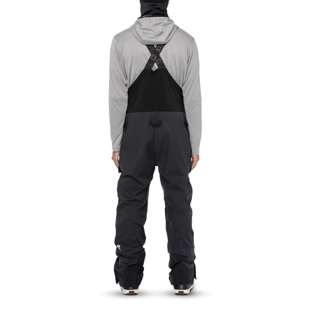 686 Men's Dispatch Gore-tex Stretch Bib Pant 2025 Black - Image 2