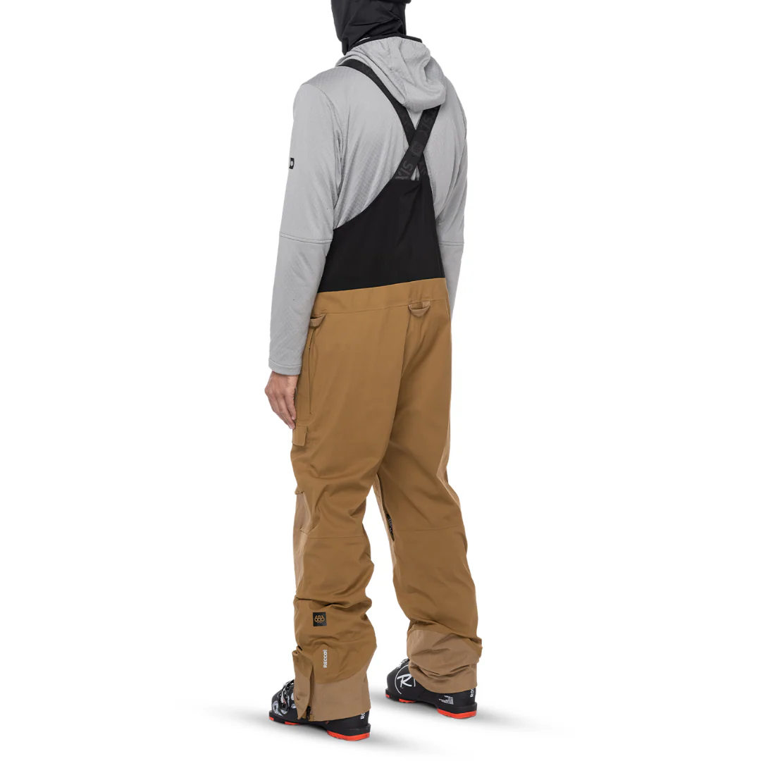 686 Men's Gore-tex Stretch Dispatch Bib Pant 2024 Breen - Image 4