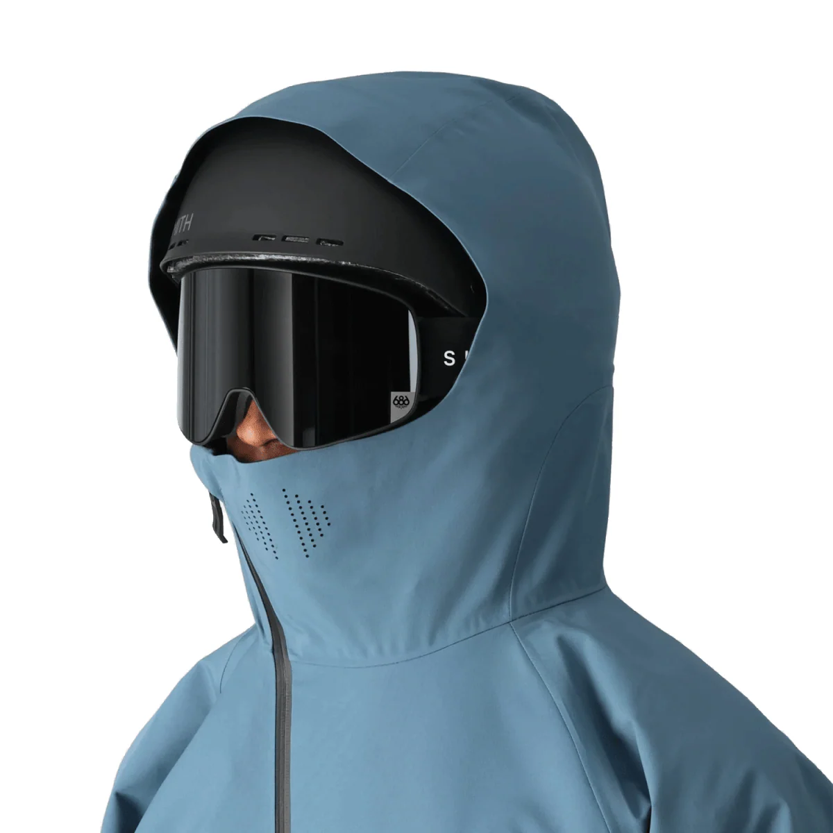 686 Men's Hydra Thermagraph Jacket 2025 Stellar Blue Colourblock - Image 3
