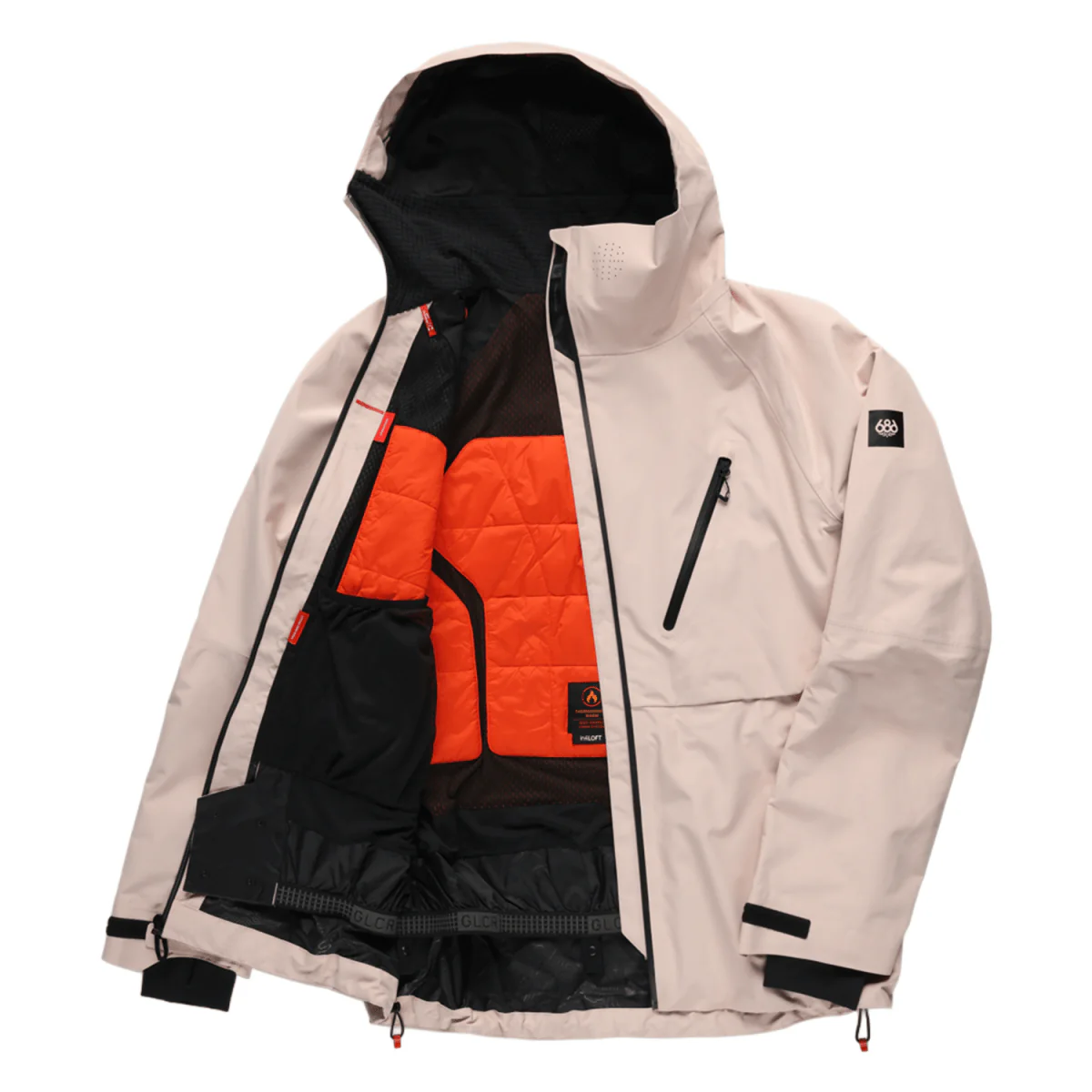 686 Men's Hydra Thermagraph Jacket 2026 Smokey Pink - Image 6