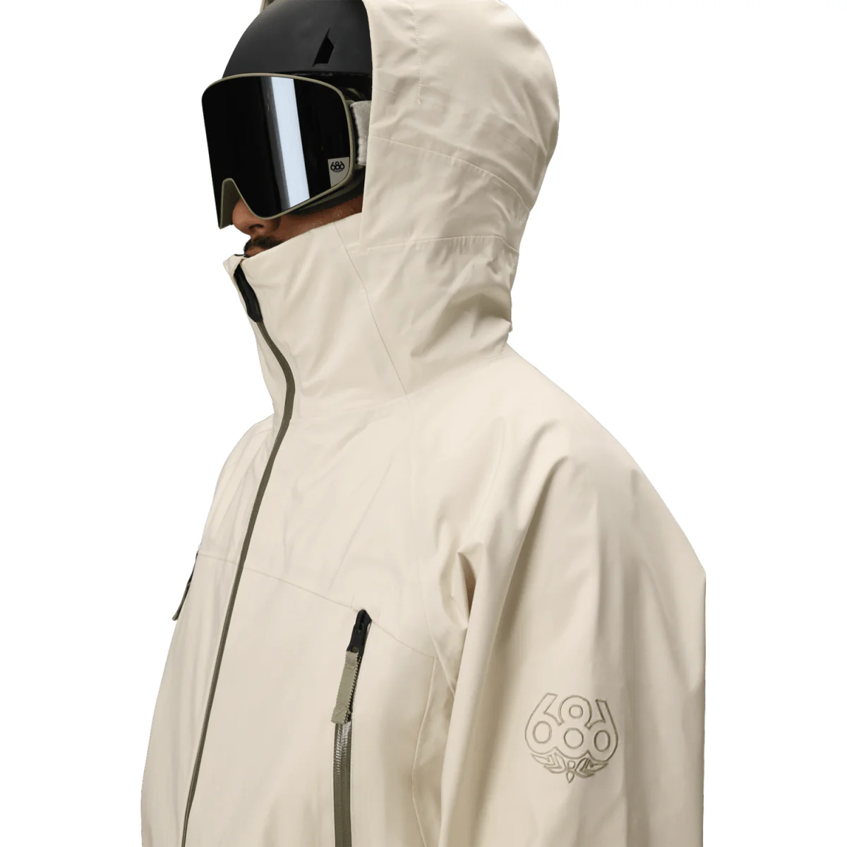 686 Men's Smarty 3-In-1 Rodeo 3L Jacket 2026 Limestone - Image 4