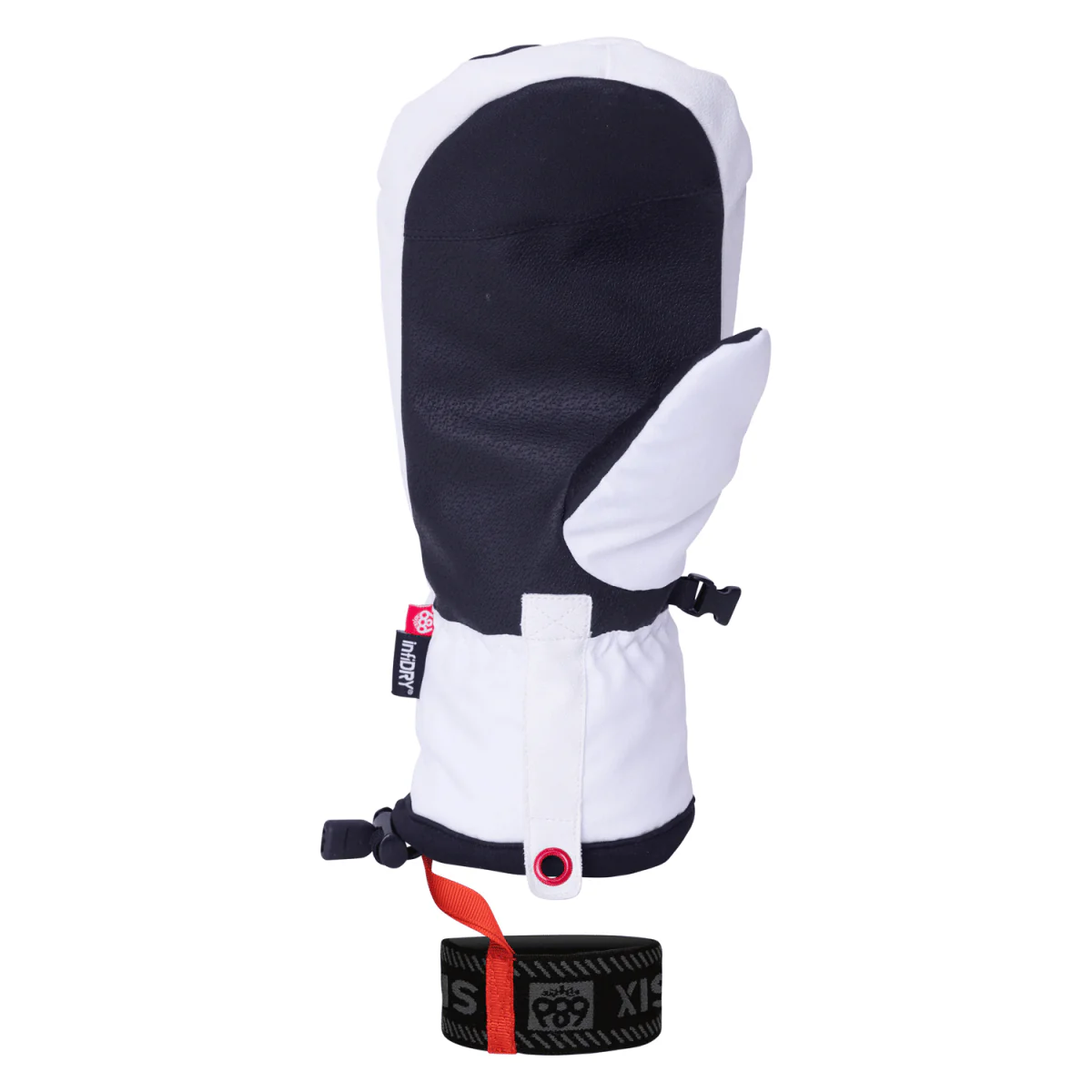 686 Men's Team Merino Mitt White - Image 2