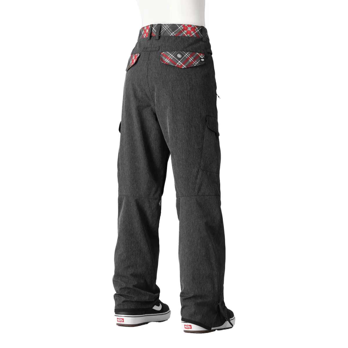 686 Women's Aura Insulated Cargo Pant 2025 Hello Kitty Black Denim - Image 2