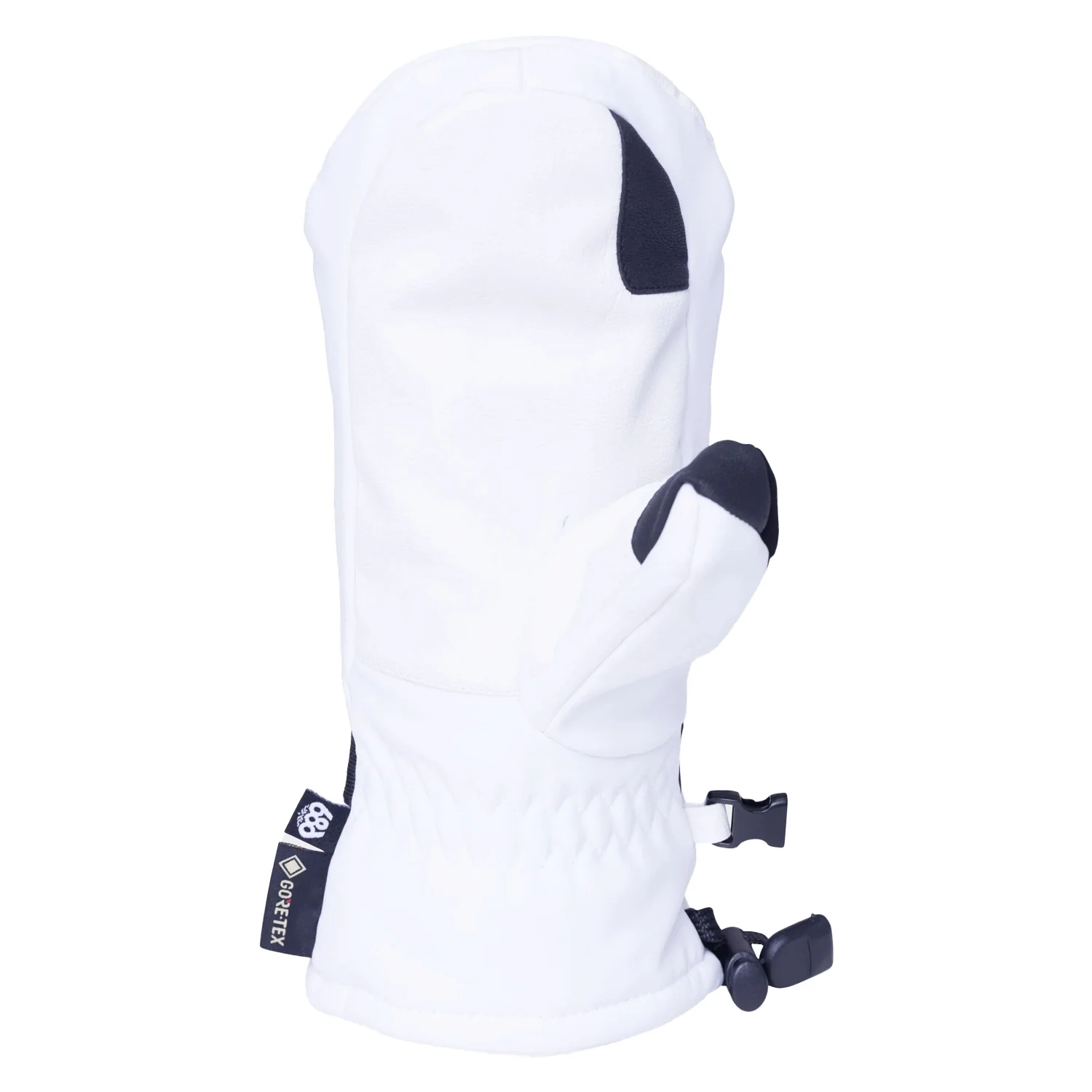 686 Women's Linear Gore-tex Mitt White - Image 2