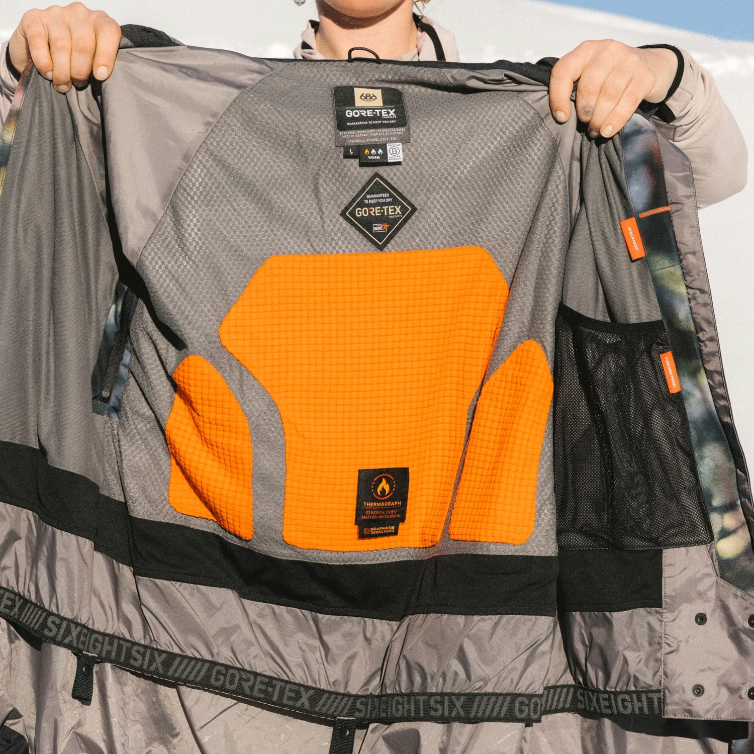 686 Women's Gore-Tex Skyline Thermagraph Jacket 2026 Marshland - Image 5