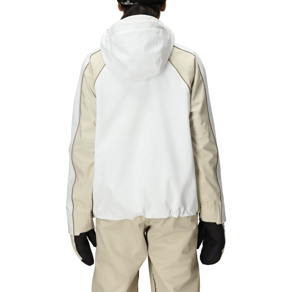 686 Women's Hologram Shell Jacket 2026 White Colorblock - Image 3