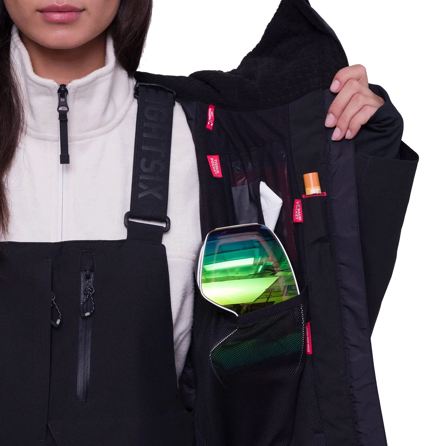 686 Women's Hydra Jacket 2024 Black - Image 3