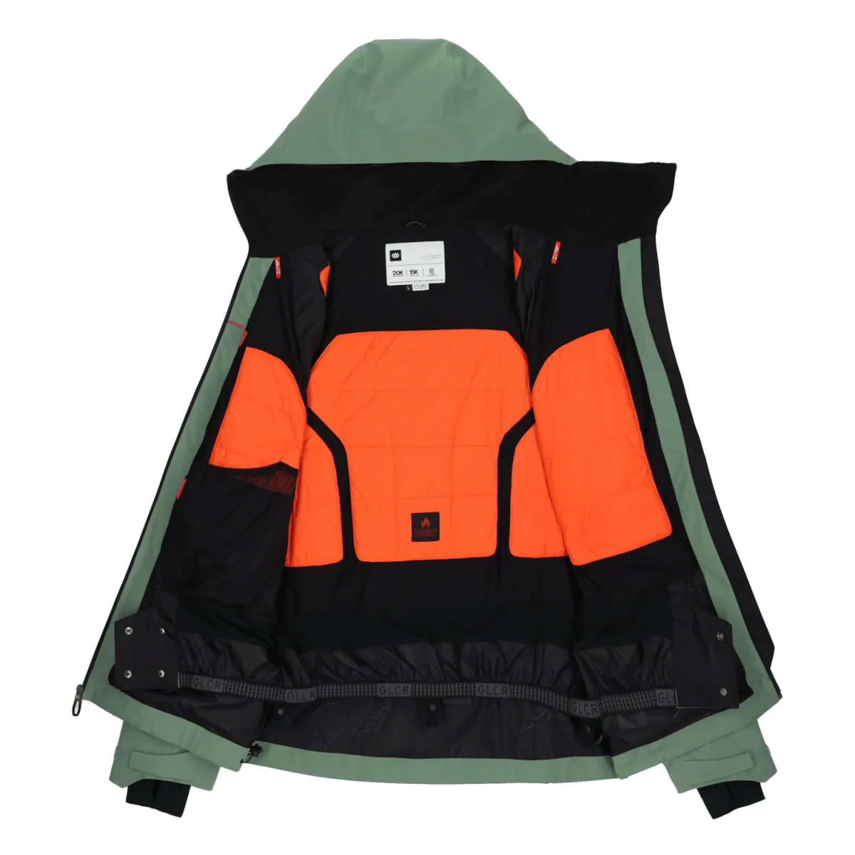 686 Women's Hydra Jacket 2025 Cypress Green - Image 3