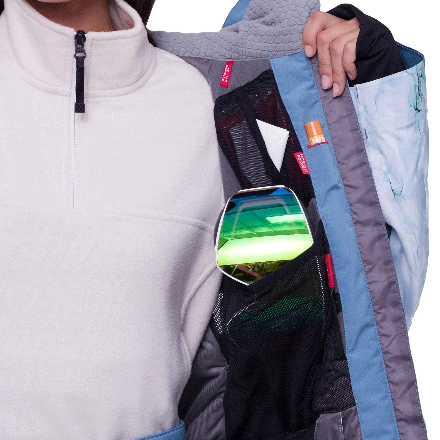 686 Women's Mantra Jacket 2024 Spearmint Marble - Image 3