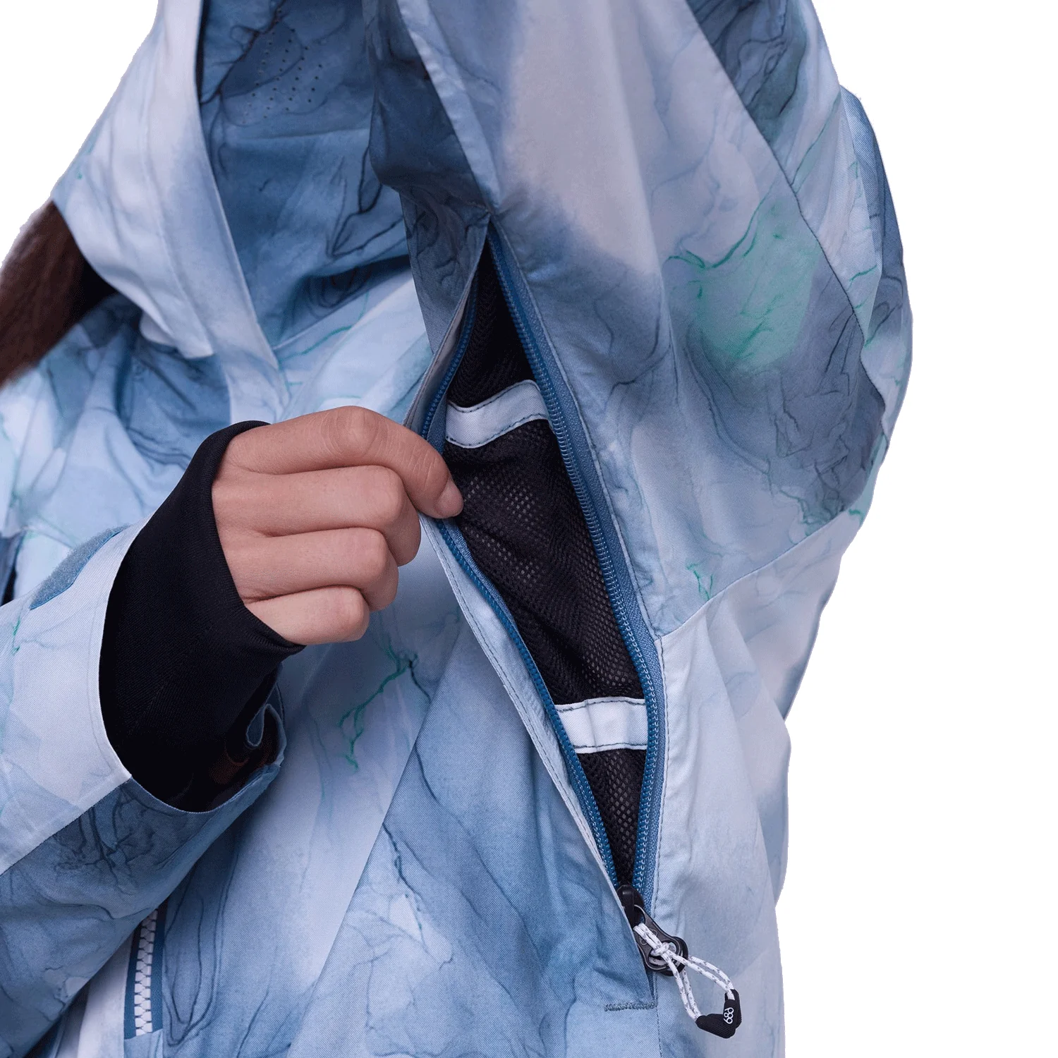 686 Women's Mantra Jacket 2024 Spearmint Marble - Image 4