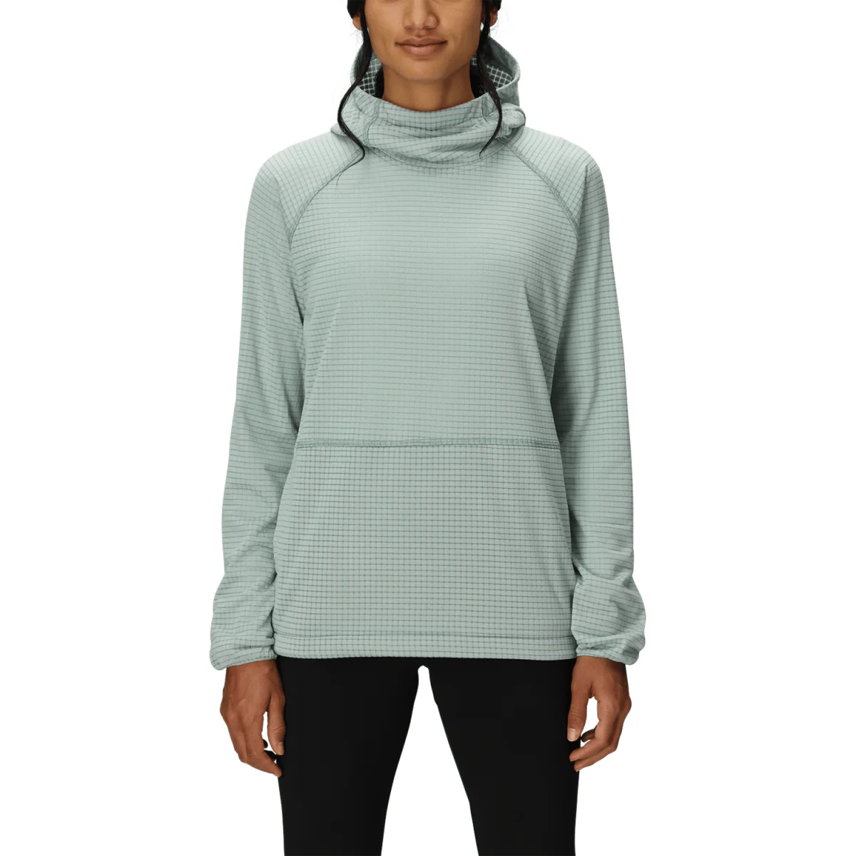 686 Women's Mission Grid Hoody 2026 Dusty Marine - Image 2
