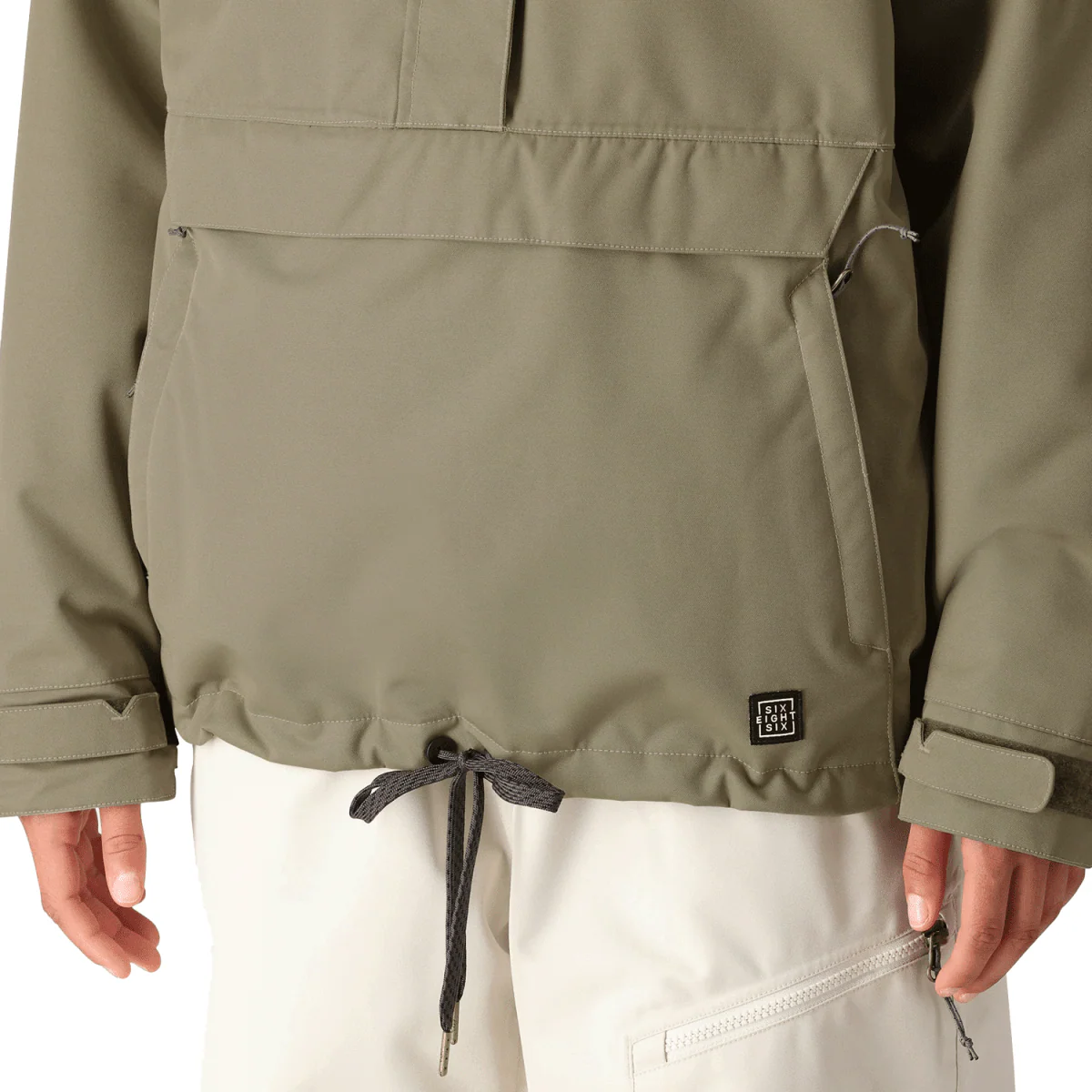 686 Women's Outline Shell Anorak 2025 Sage - Image 3