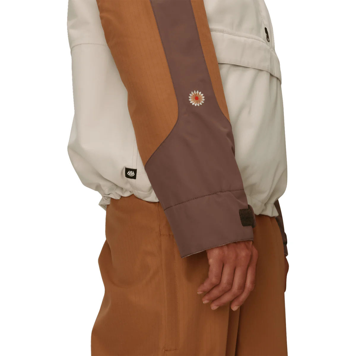 686 Women's Outline Shell Anorak 2026 Limestone Colorblock - Image 6