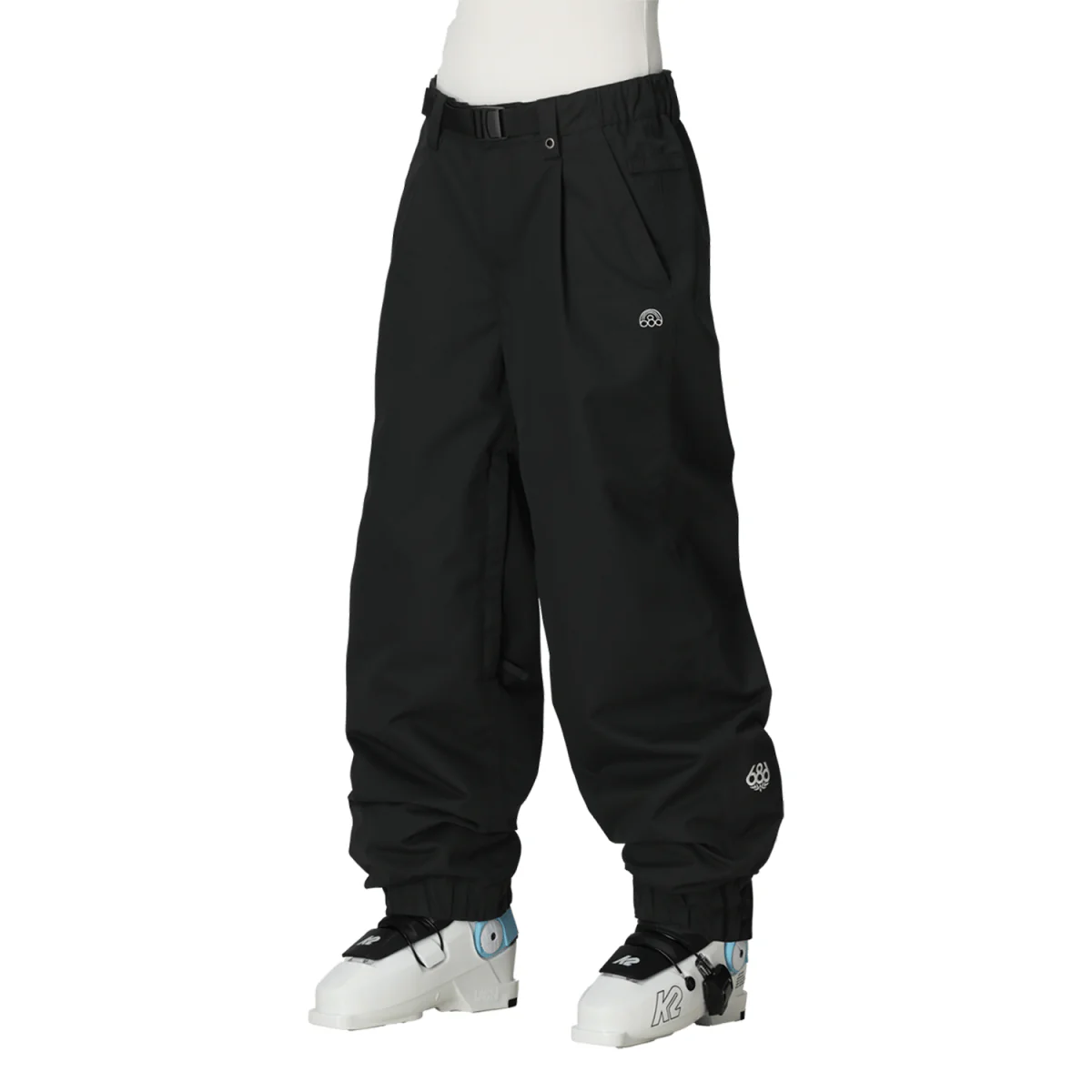 686 Women's Outline Shell Pant 2026 Black - Image 2