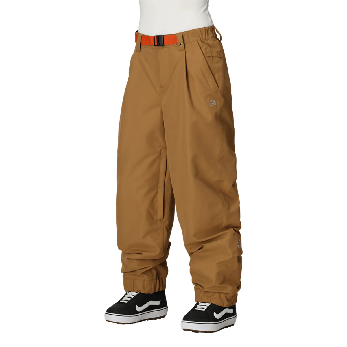 686 Women's Outline Shell Pant 2026 Caramel Ripstop - Image 2