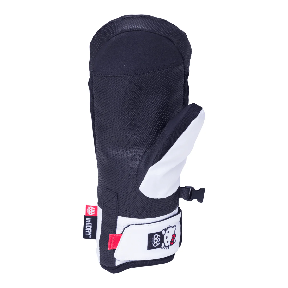 686 Women's Revel Mitt Hello Kitty White - Image 2