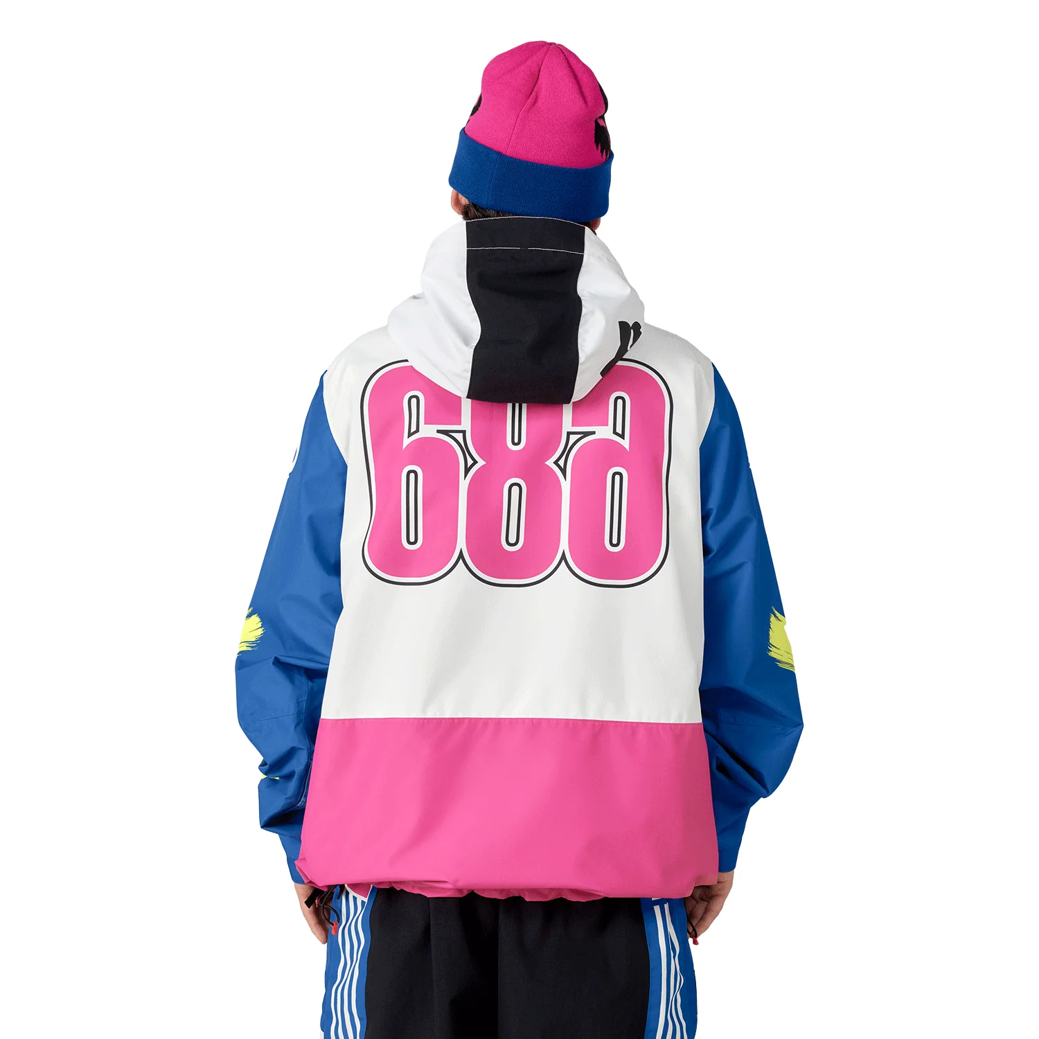 686 x Fox Shell Anorak 2026 Fox White Colourblock - Image 2