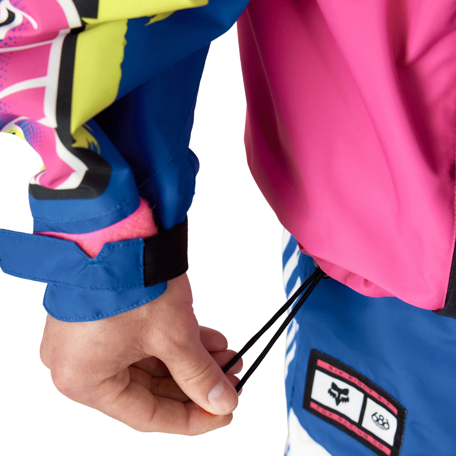 686 x Fox Shell Anorak 2026 Fox White Colourblock - Image 4