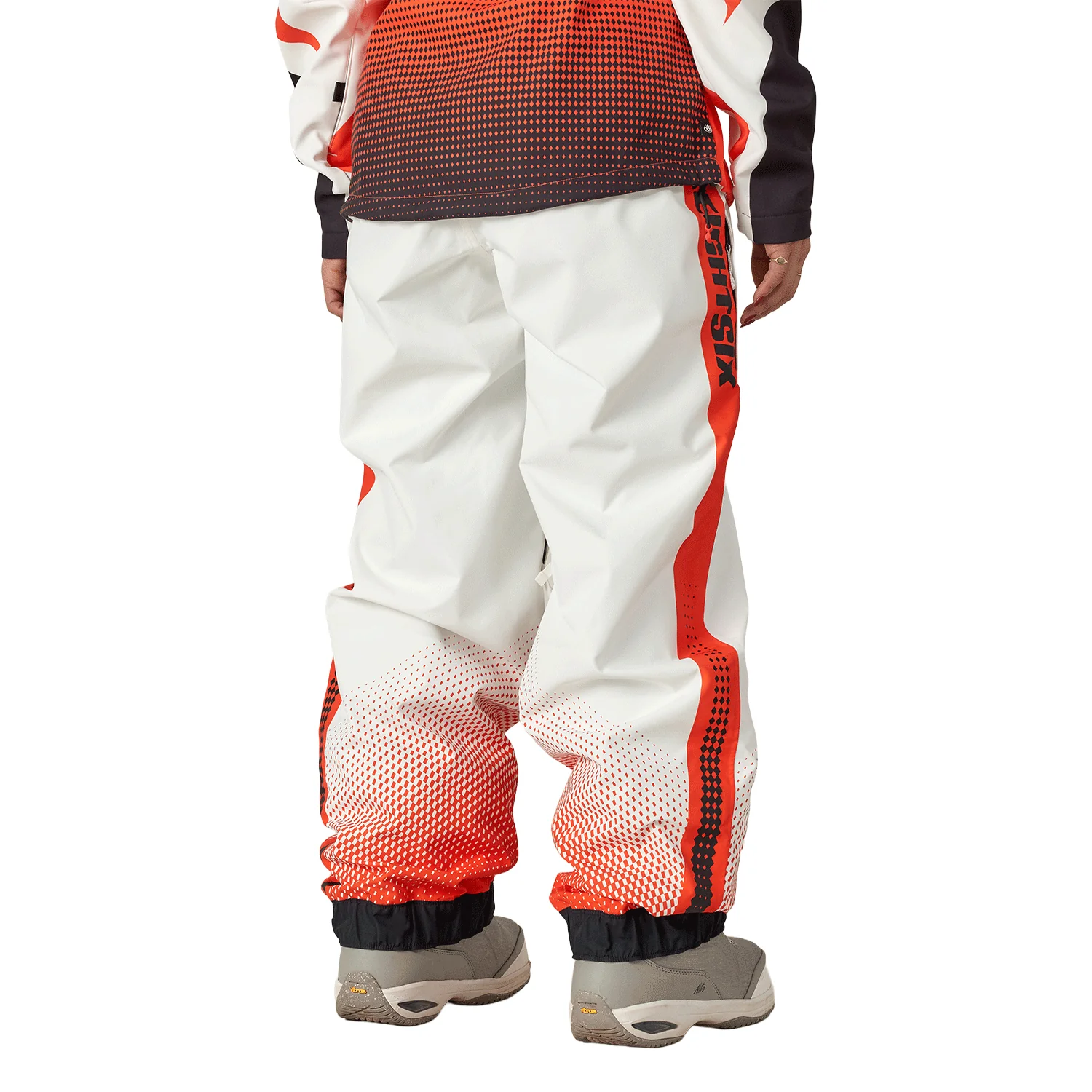686 x Fox Women's Shell Pant 2026 Fox Flare Colourblock - Image 3