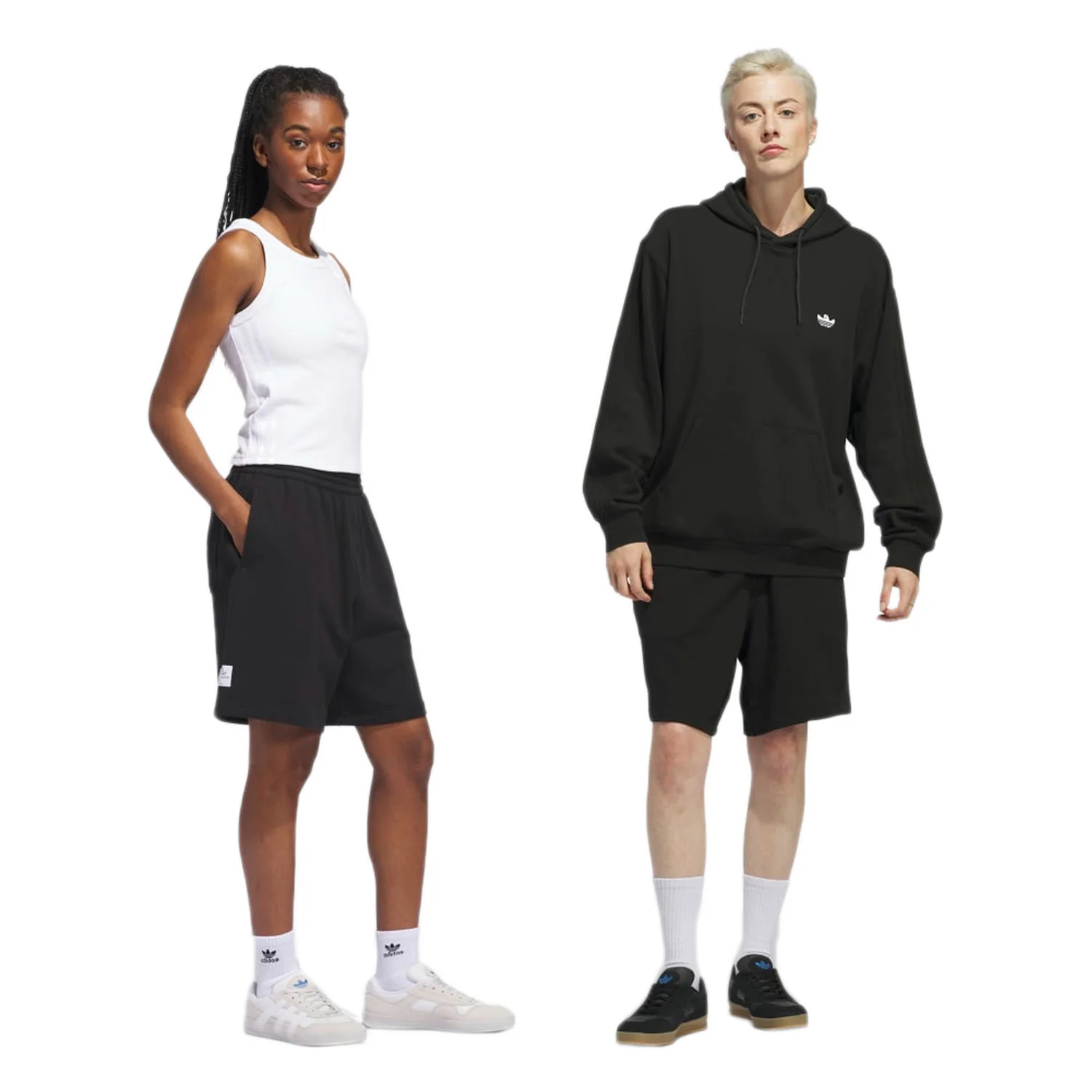 Adidas Featherweight Shmoofoil Short Black/White - Image 4