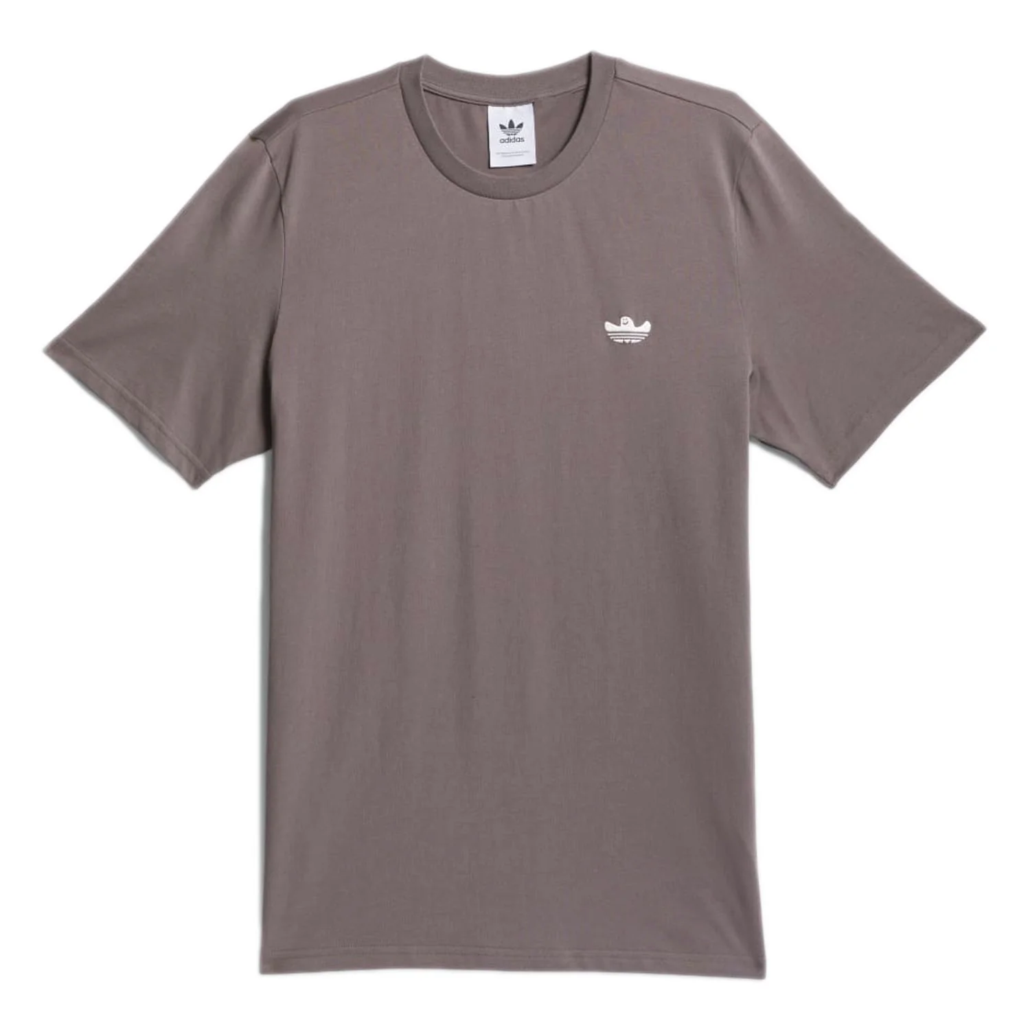 Adidas Men's Featherweight Shmoofoil T Shirt Charcoal/White - Image 3