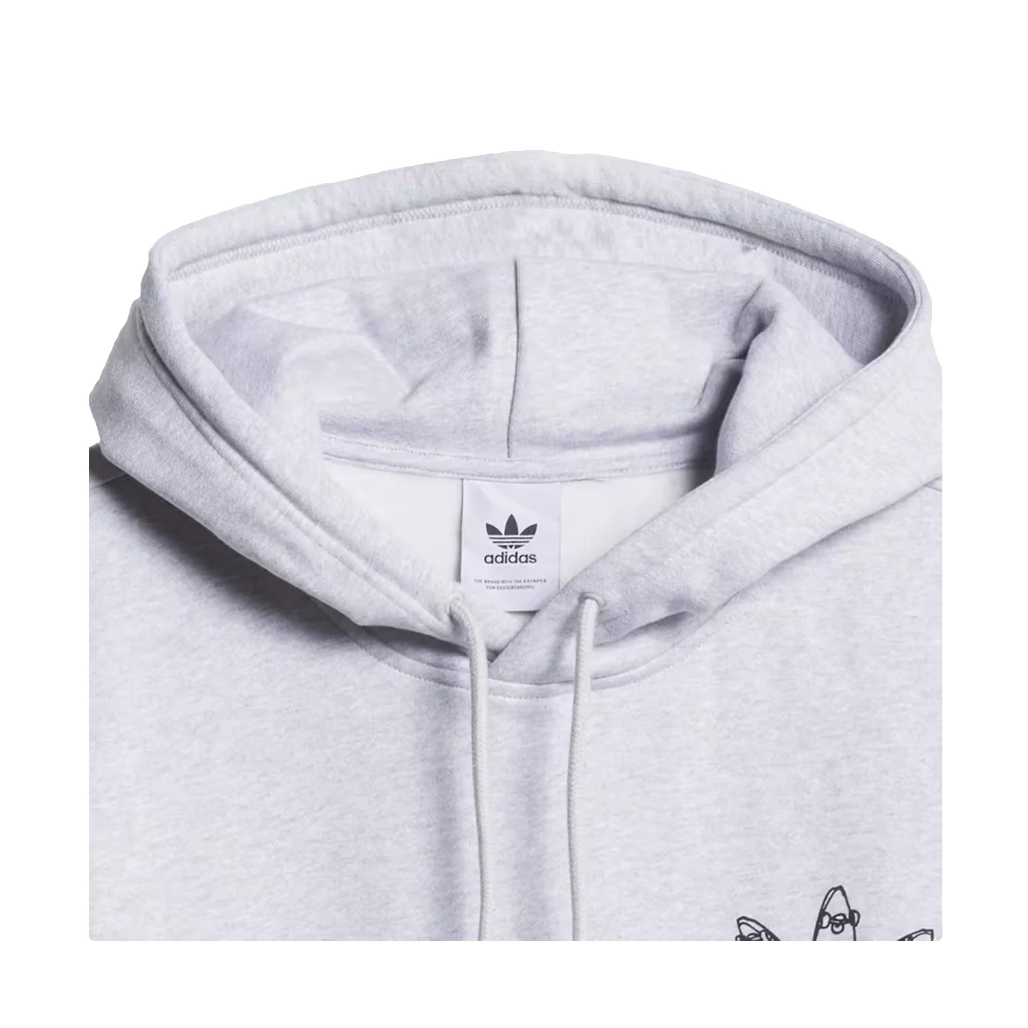 Adidas Men's Henry Jones Hoodie Grey/Black - Image 4