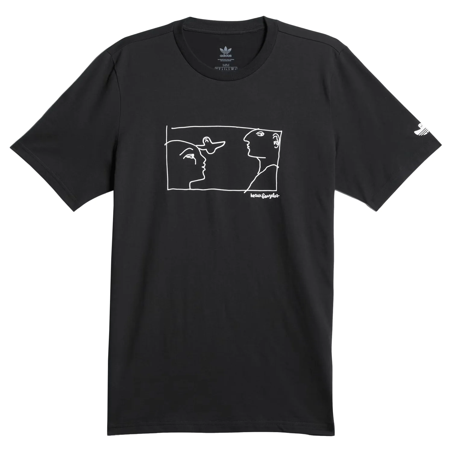 Adidas Men's Shmoofoil Not Eazy S/S T Shirt Black/White - Image 3