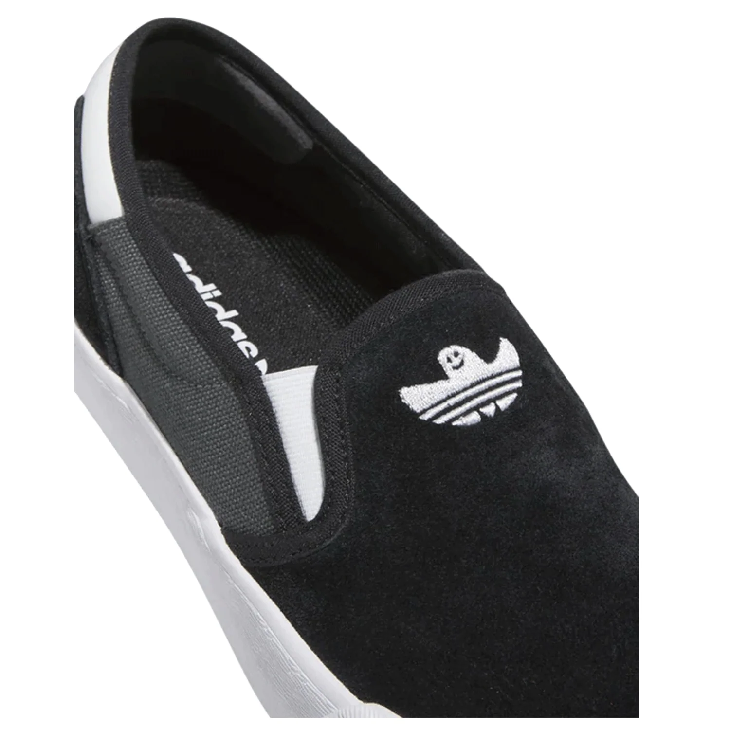 Adidas Men's Shmoofoil Slip Shoes Black/Grey/White - Image 2