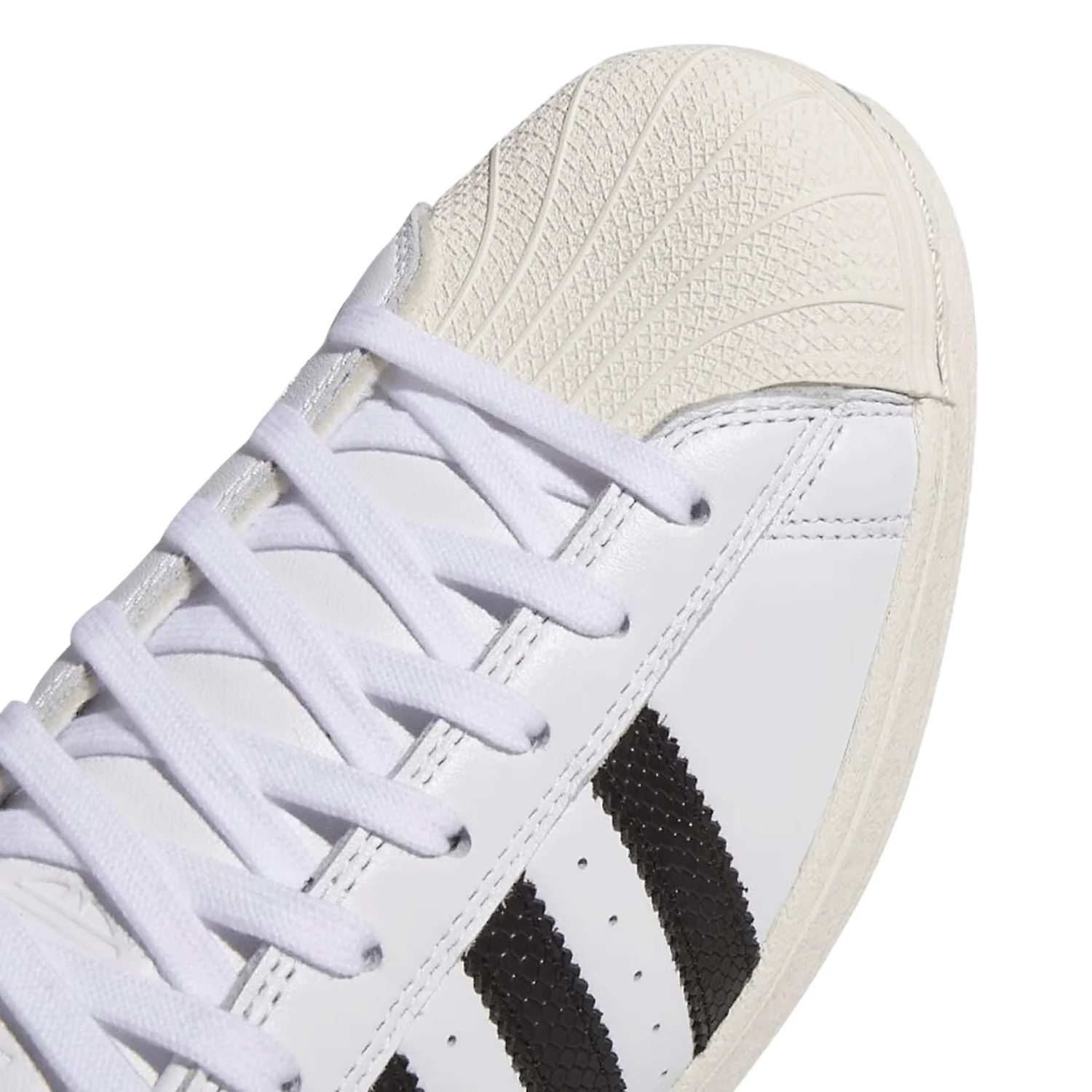 Adidas Men's Superstar ADV Shoe Cloud White / Core Black / Gold Metallic - Image 4
